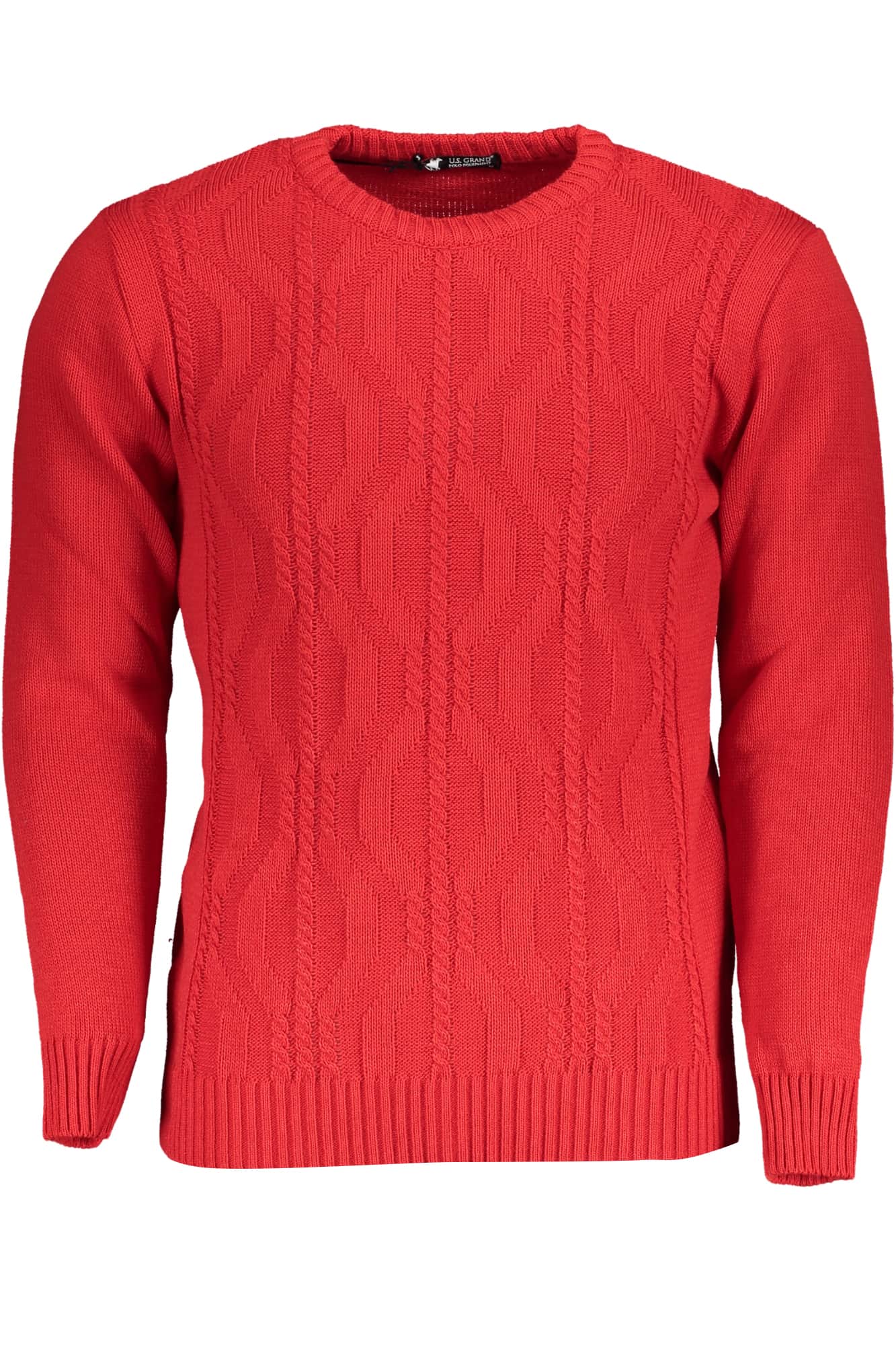 US GRAND MEN'S RED SWEATER