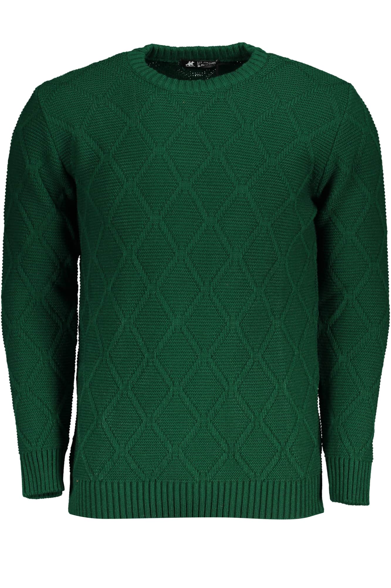 US GRAND MEN'S GREEN SWEATER
