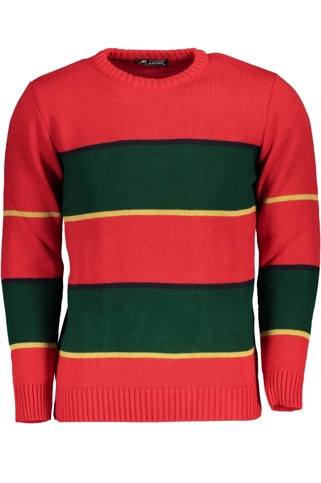 US GRAND MEN'S WHITE SWEATER