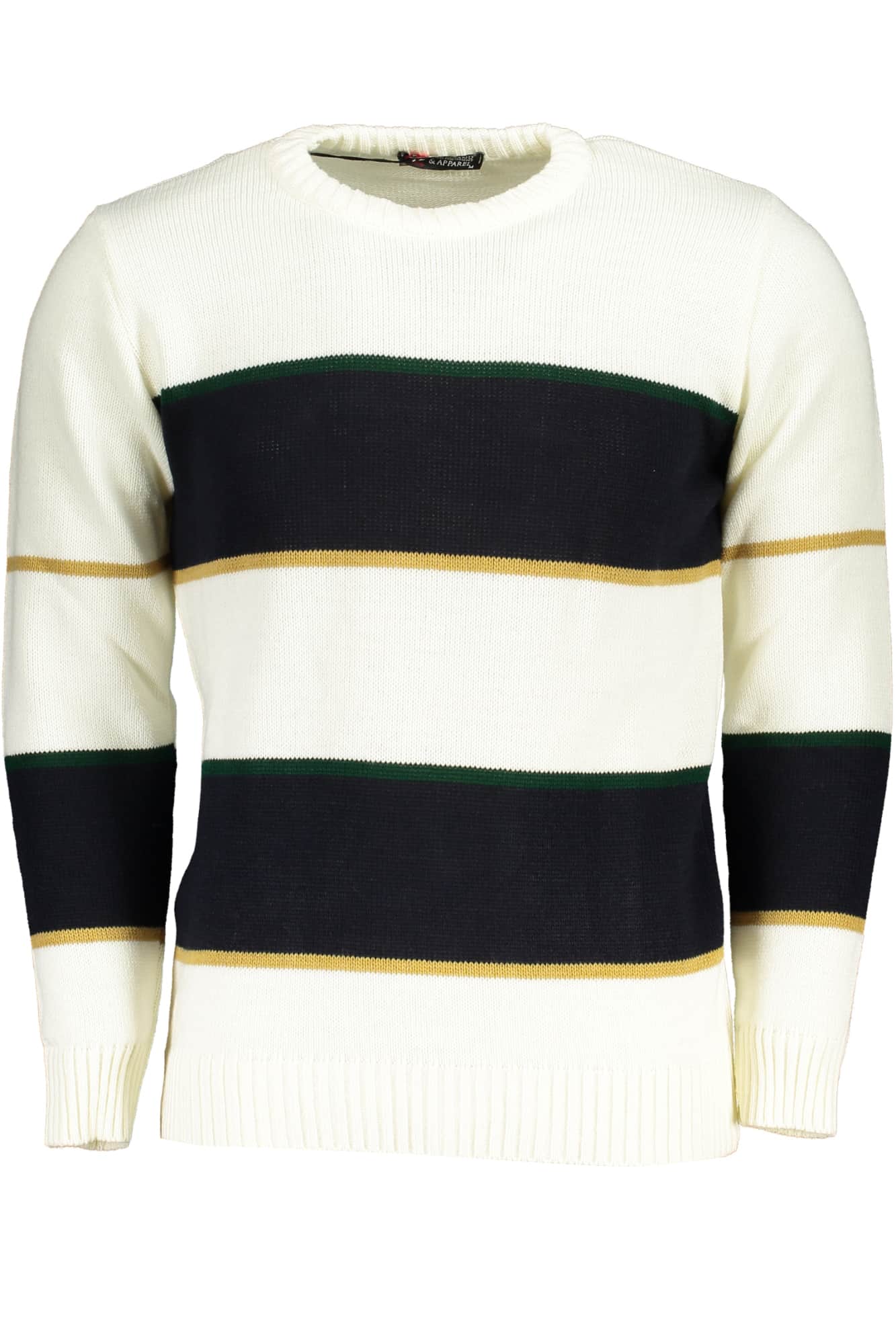 US GRAND MEN'S WHITE SWEATER