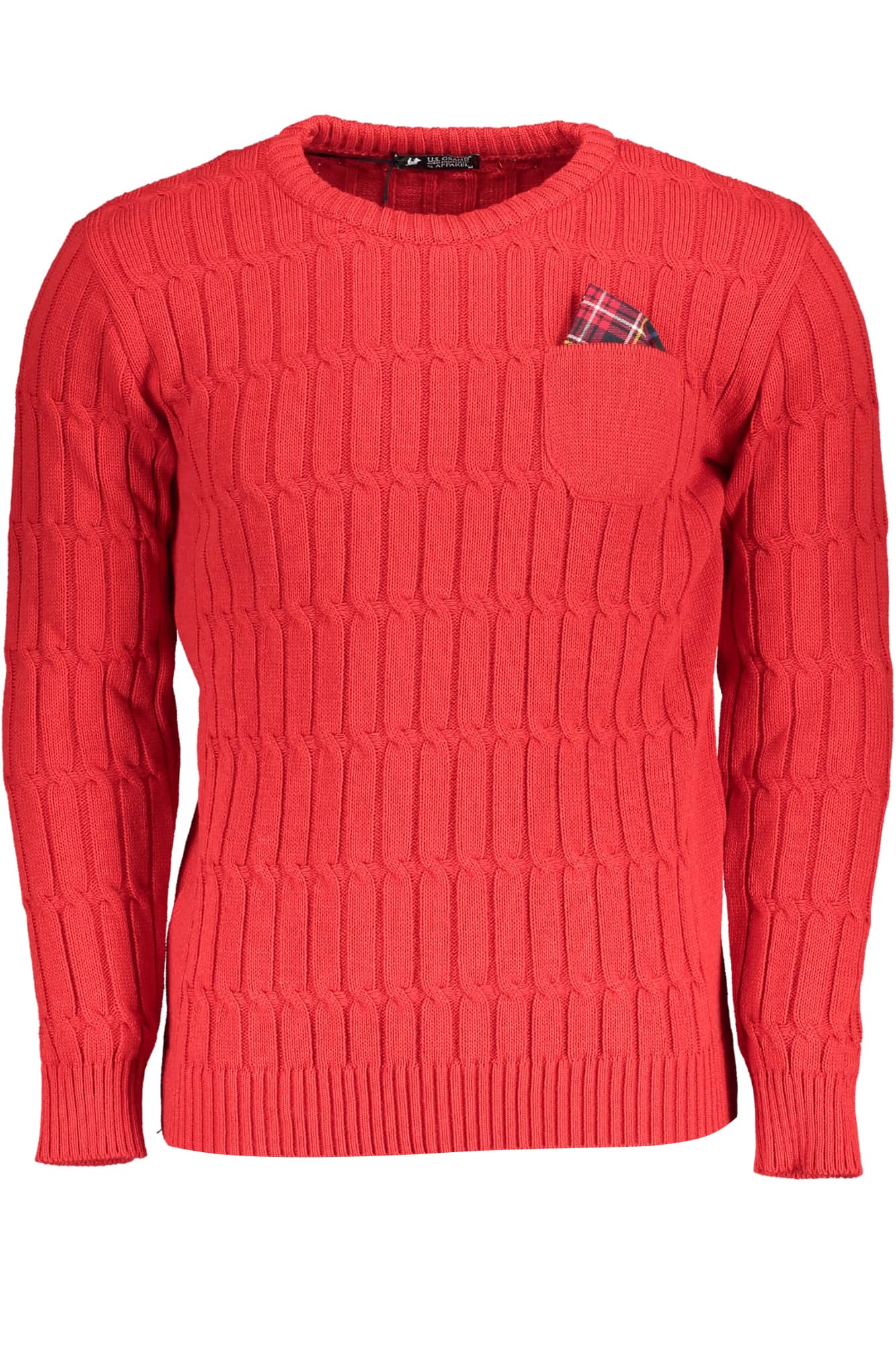 US GRAND MEN'S BLACK SWEATER