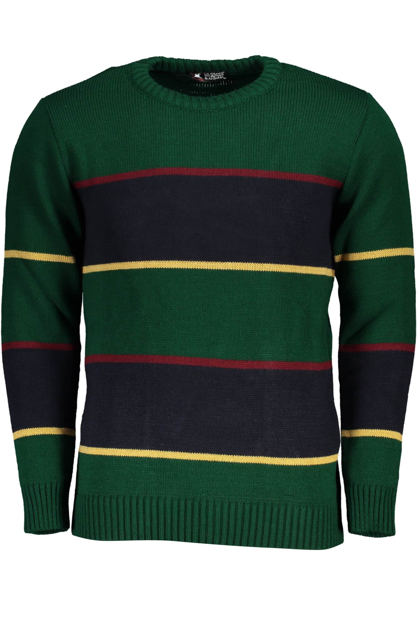 US GRAND MEN'S WHITE SWEATER