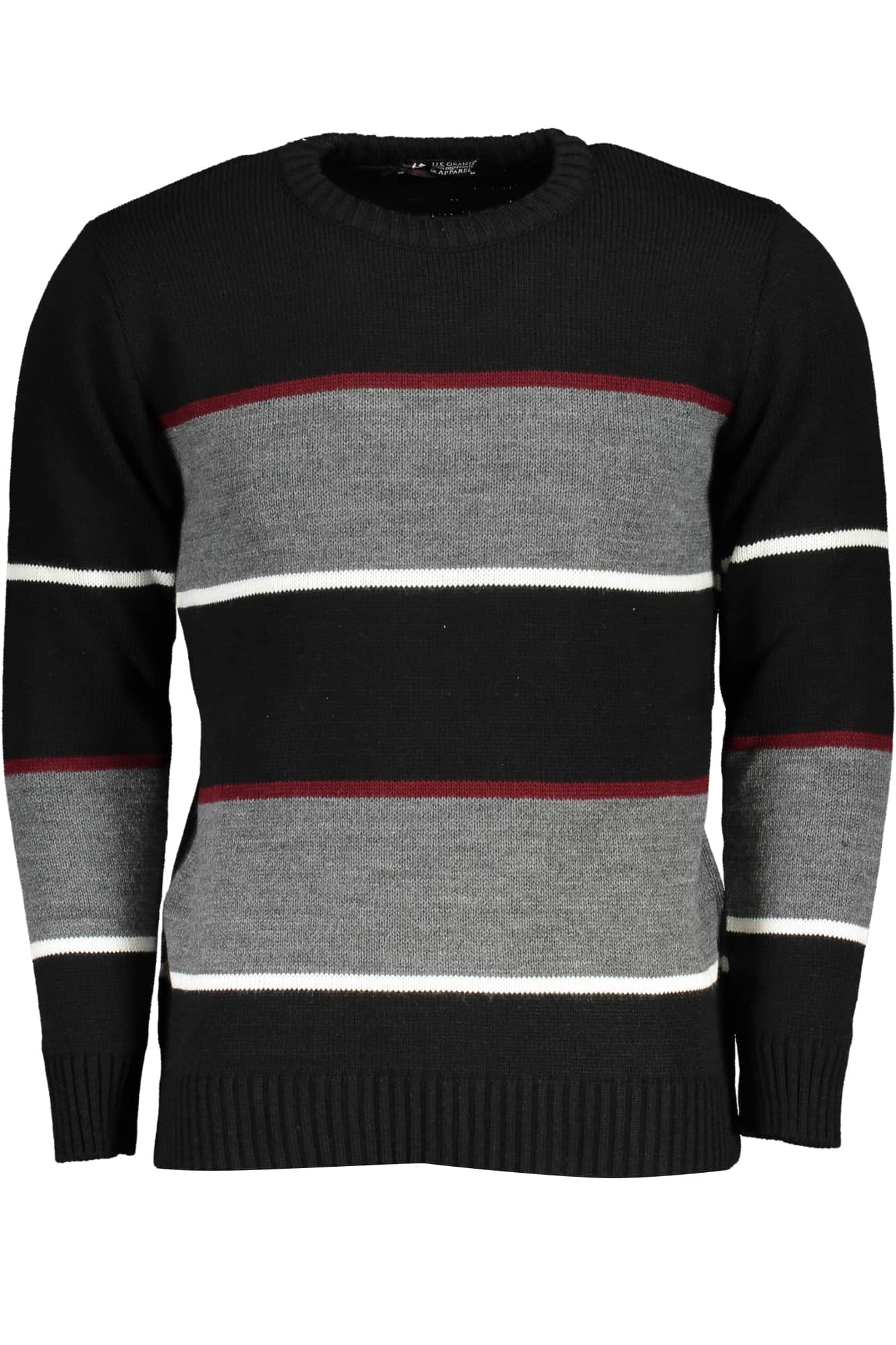US GRAND MEN'S WHITE SWEATER