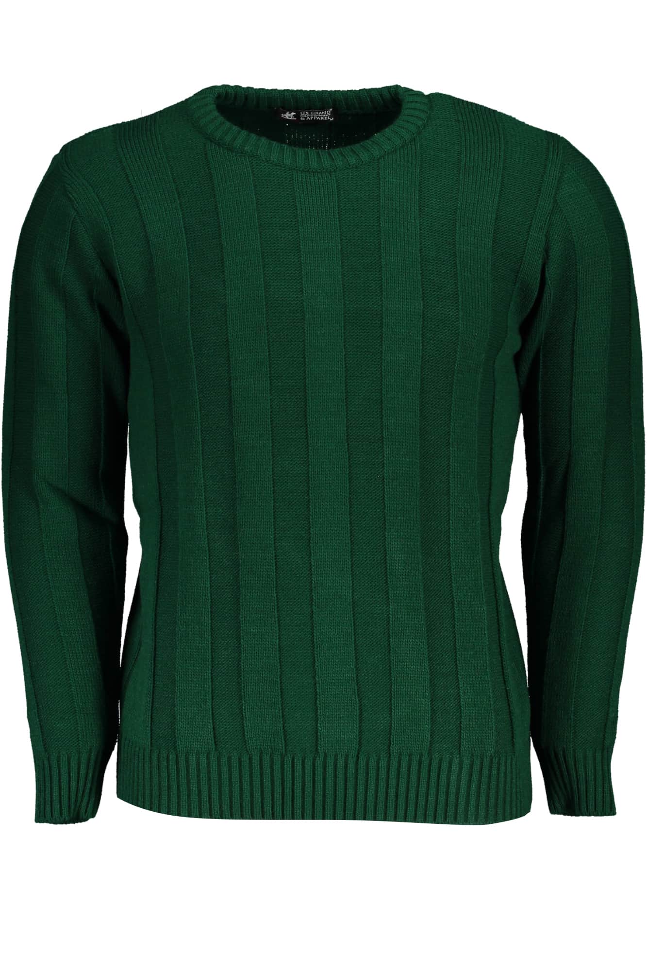 US GRAND MEN'S GREEN SWEATER
