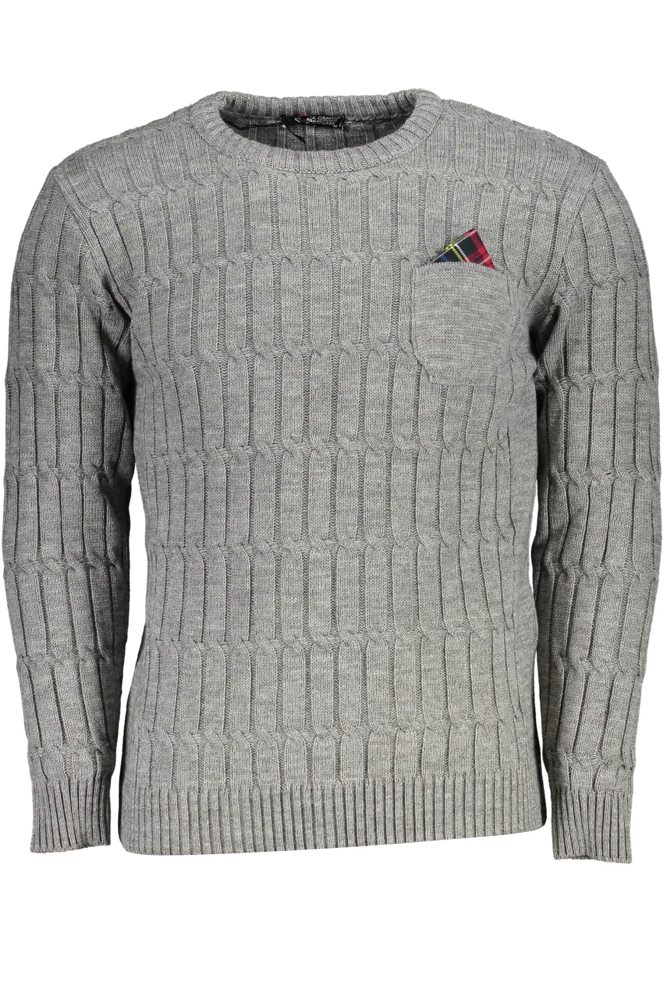 US GRAND MEN'S BLACK SWEATER