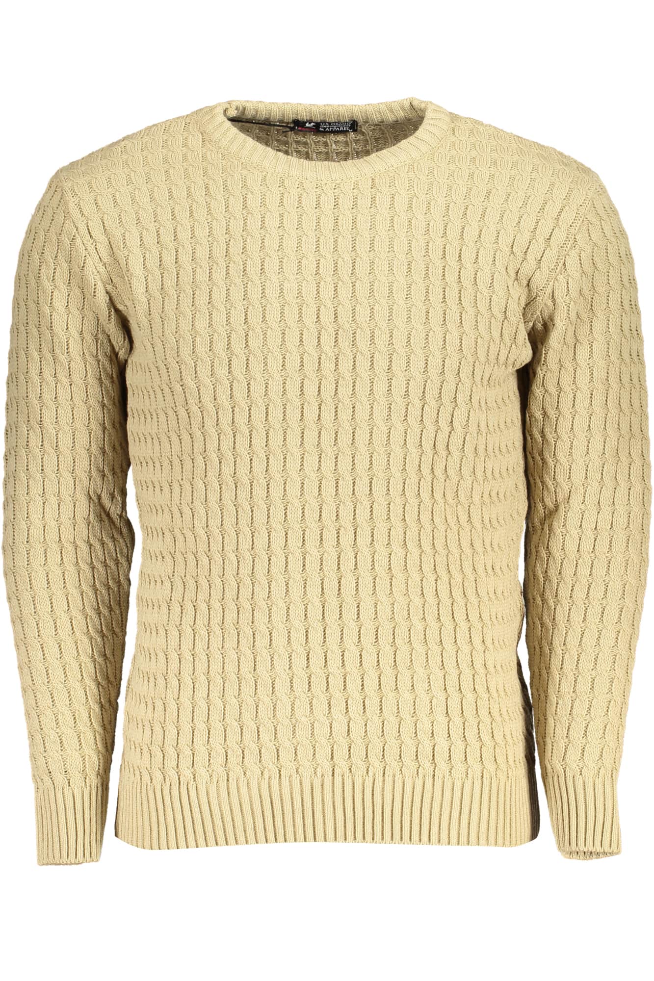 US GRAND MEN'S GREEN SWEATER
