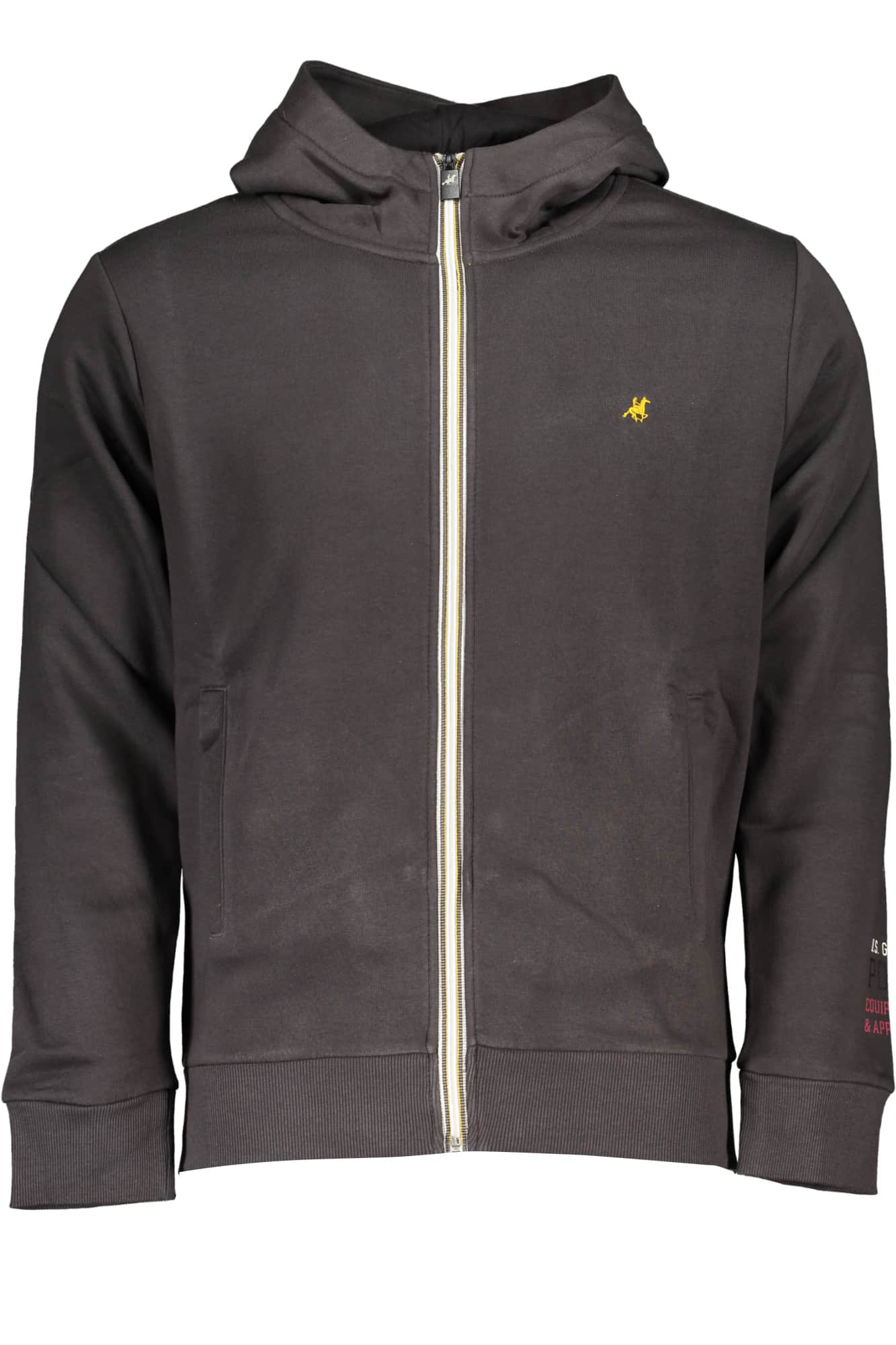 US GRAND MEN'S BLUE ZIP-UP SWEATSHIRT