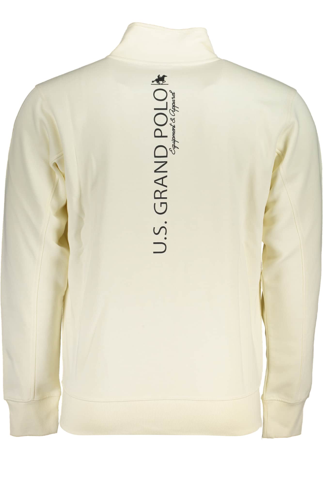 US GRAND MEN'S BLACK ZIP-UP SWEATSHIRT