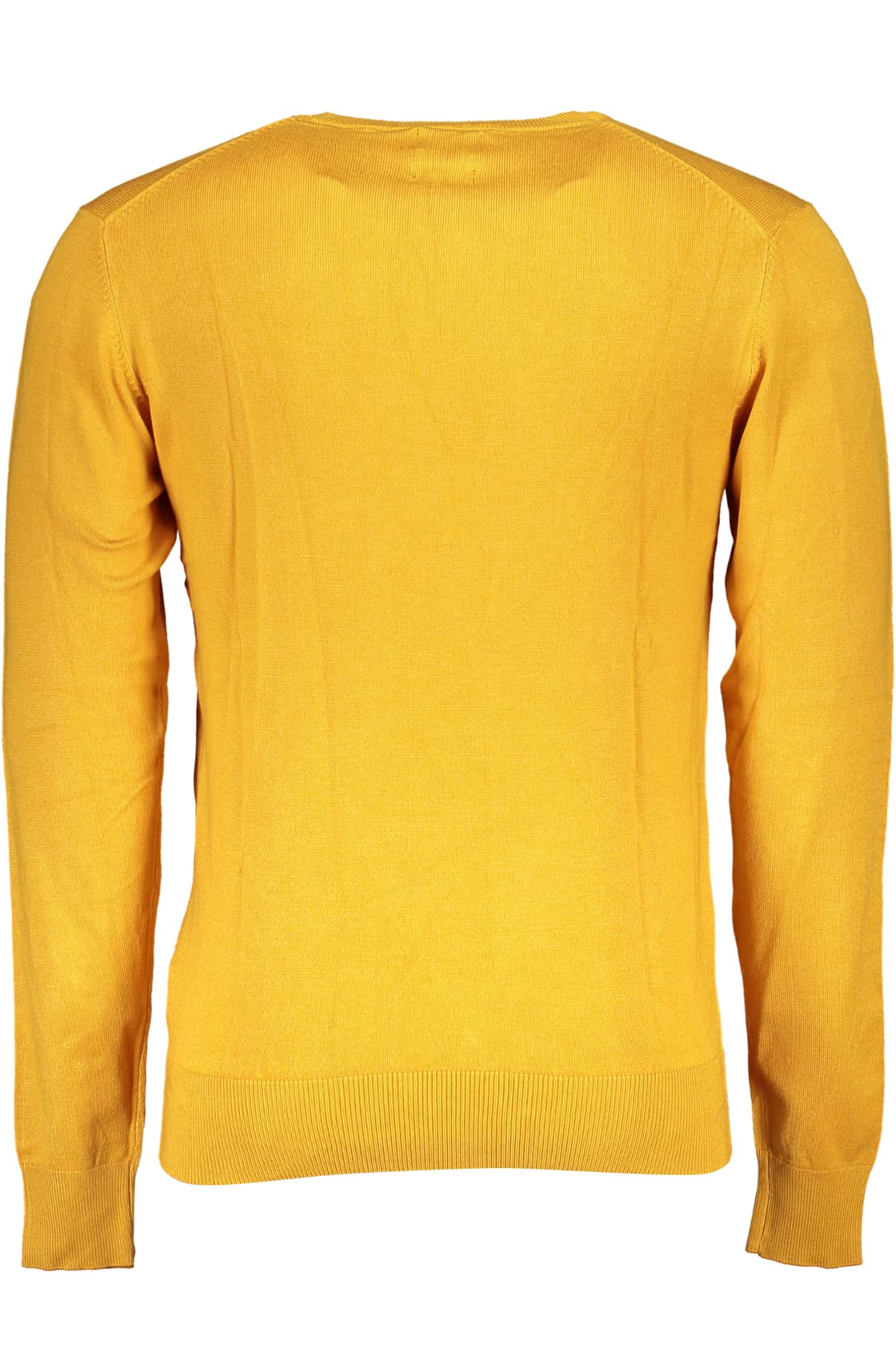 GIAN MARCO VENTURI MEN'S YELLOW SWEATER