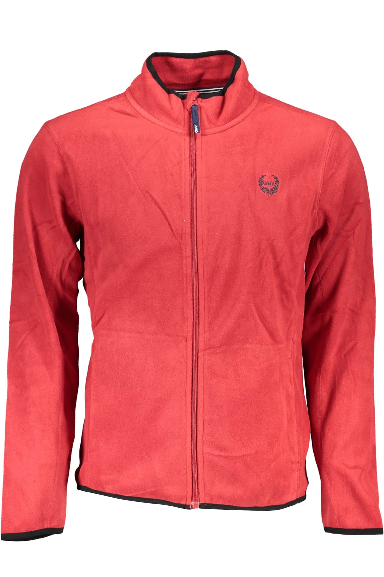 GIAN MARCO VENTURI MEN'S GRAY ZIP SWEATSHIRT