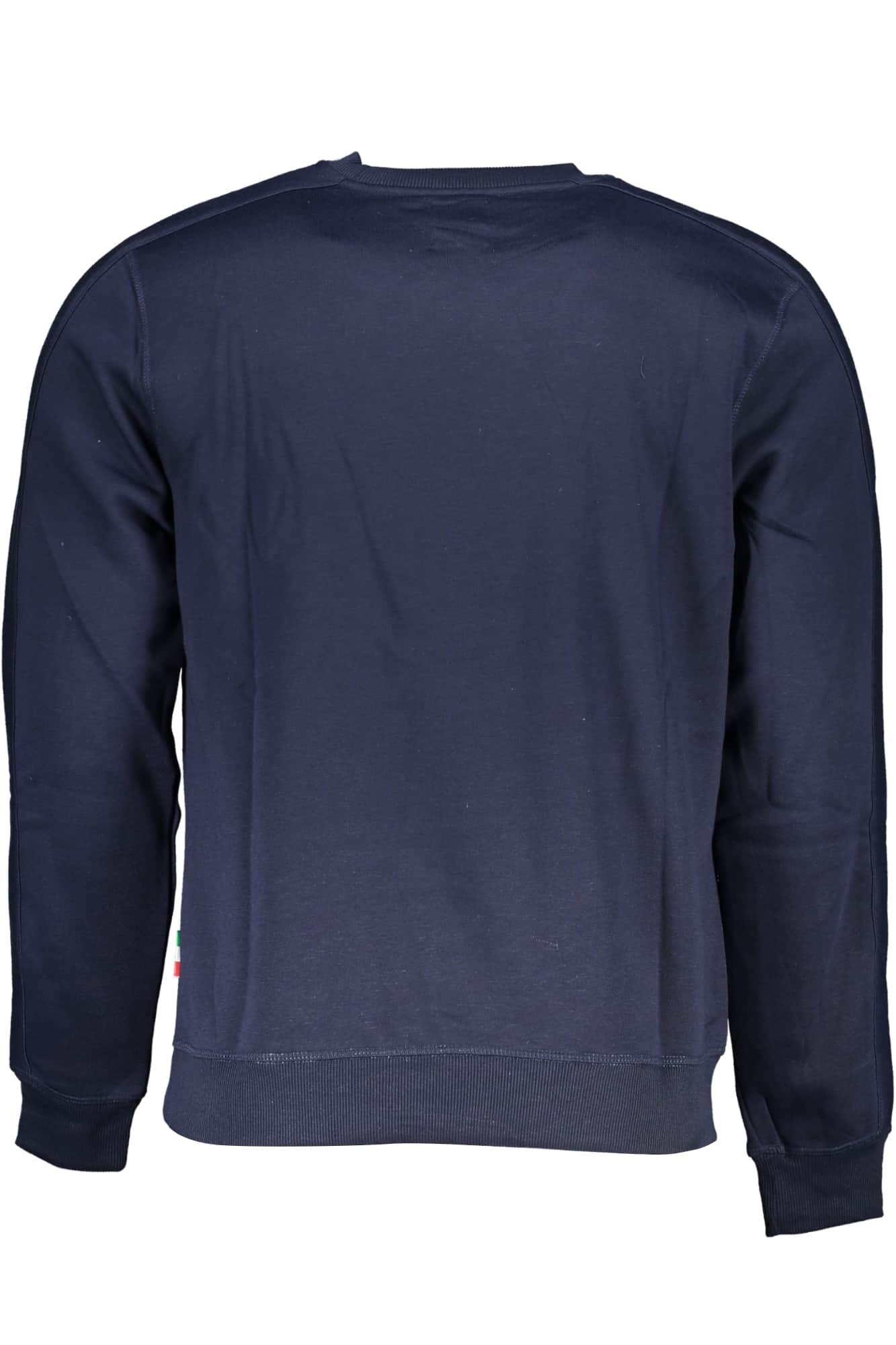 GIAN MARCO VENTURI BLACK MEN'S ZIPLESS SWEATSHIRT