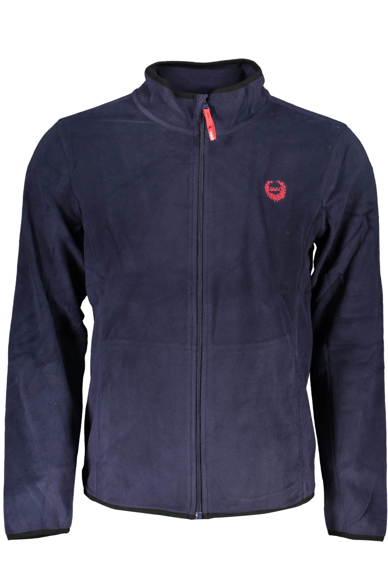 GIAN MARCO VENTURI MEN'S BLUE ZIP SWEATSHIRT