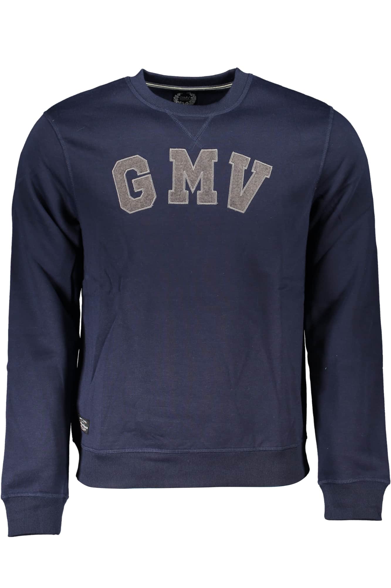 GIAN MARCO VENTURI MEN'S WHITE ZIPLESS SWEATSHIRT