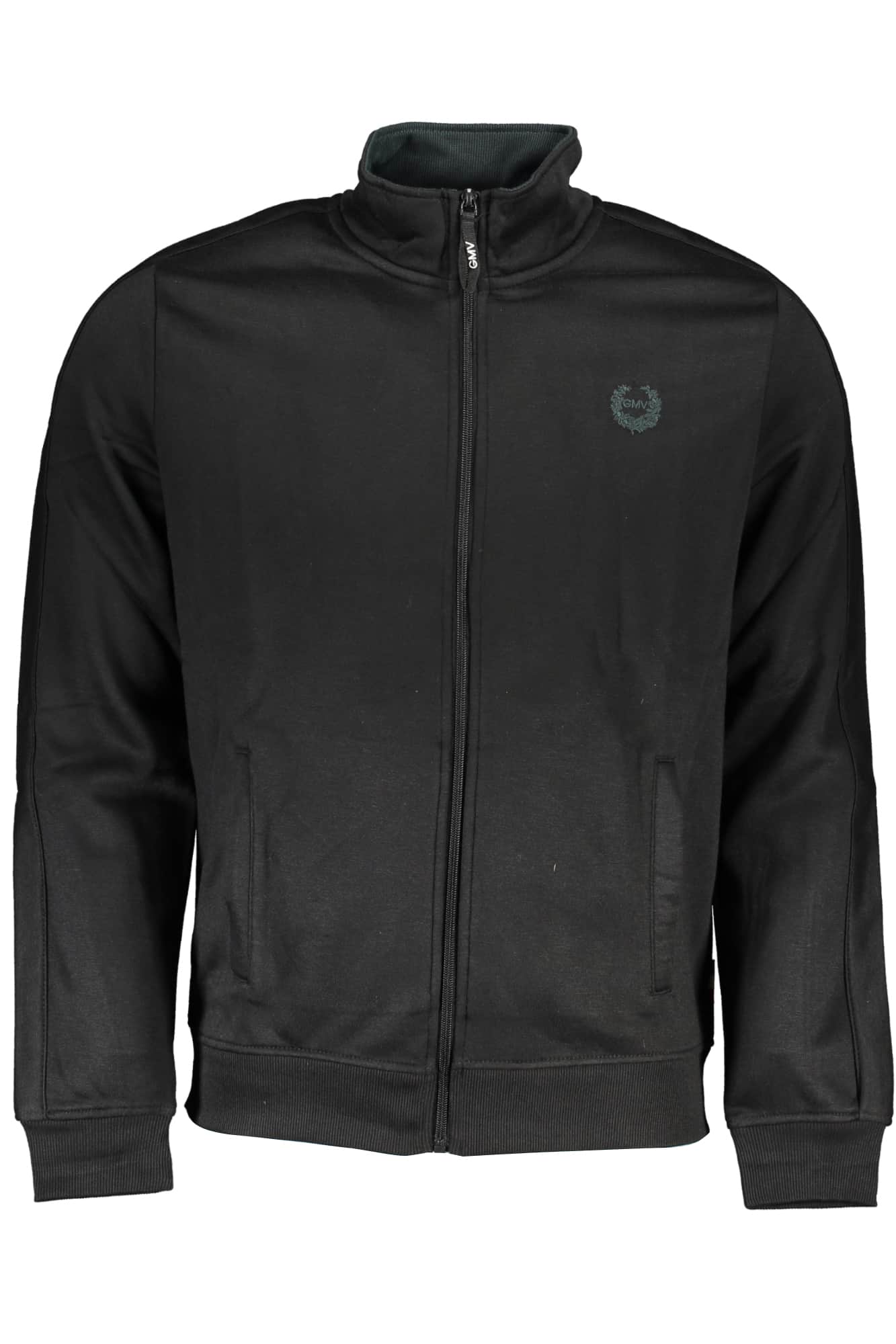 GIAN MARCO VENTURI MEN'S BLUE ZIP SWEATSHIRT