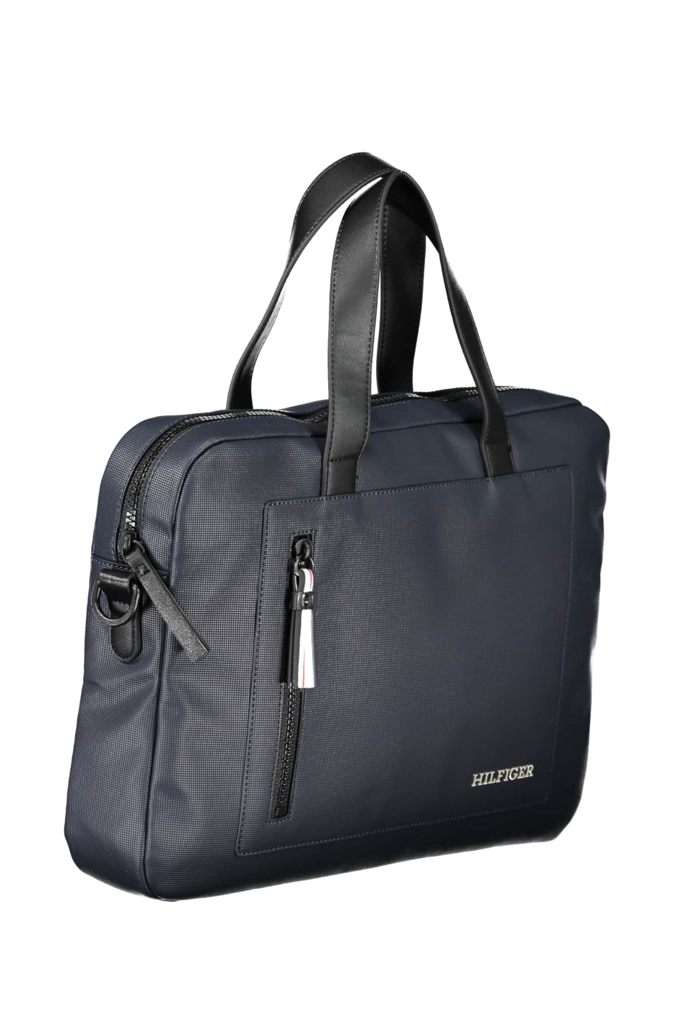 TOMMY HILFIGER BLACK MAN BRIEFCASE