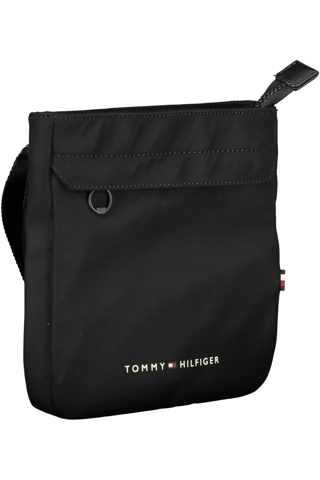 TOMMY HILFIGER MEN'S BLACK SHOULDER BAG