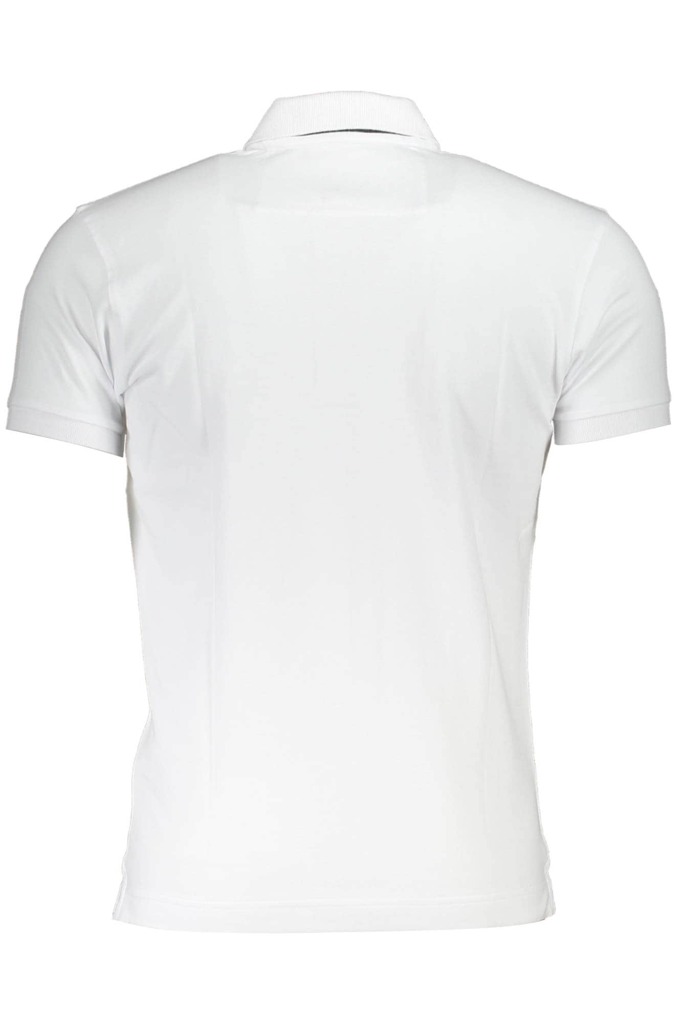 LA MARTINA MEN'S WHITE SHORT SLEEVED POLO SHIRT