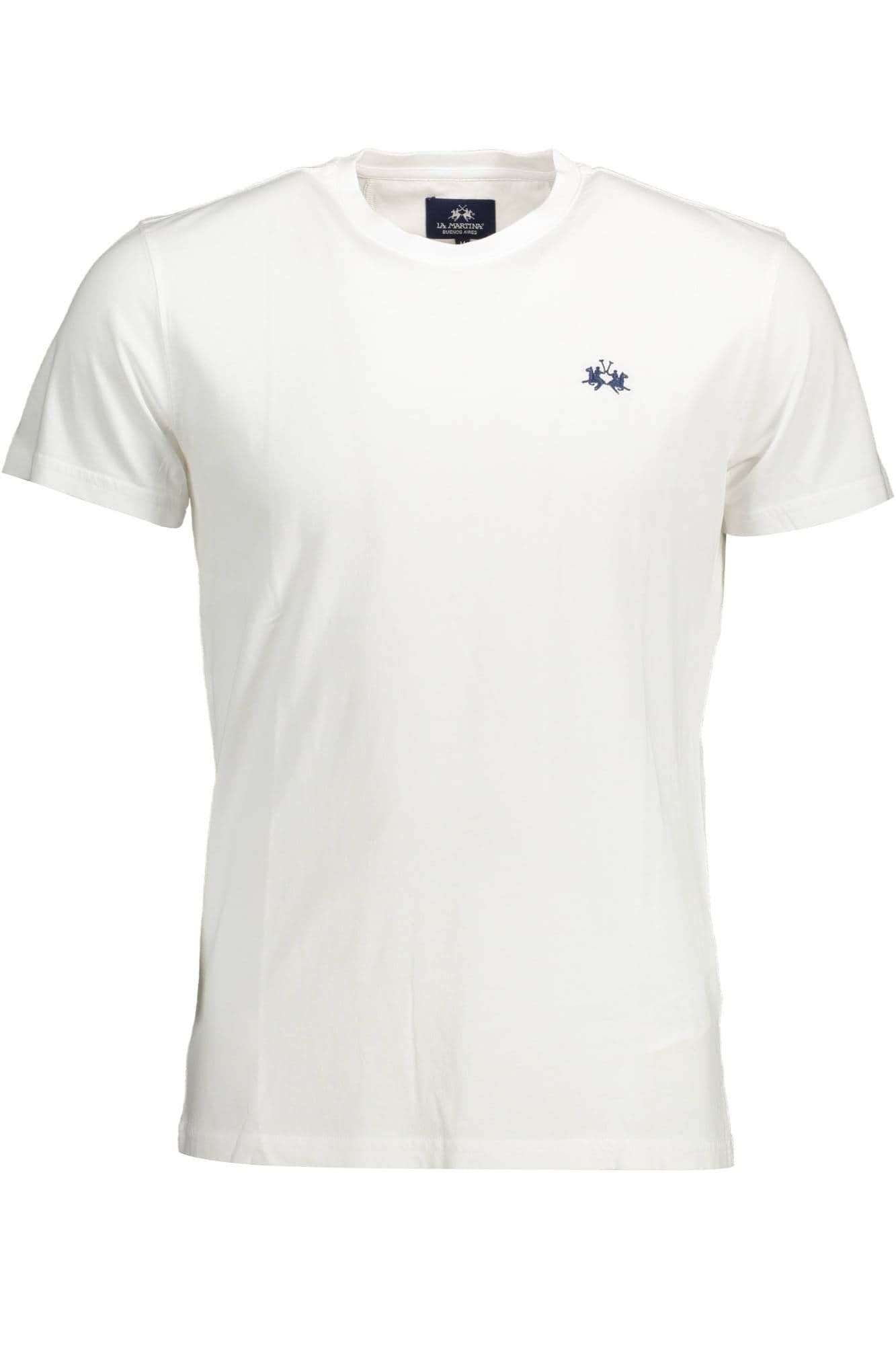 LA MARTINA MEN'S WHITE SHORT SLEEVE T-SHIRT