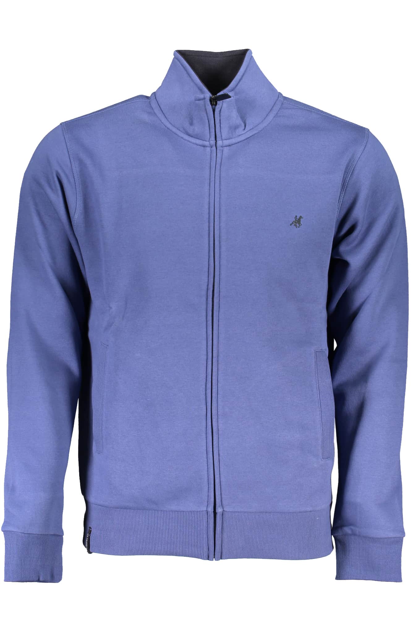 US GRAND MEN'S BLUE ZIP-UP SWEATSHIRT
