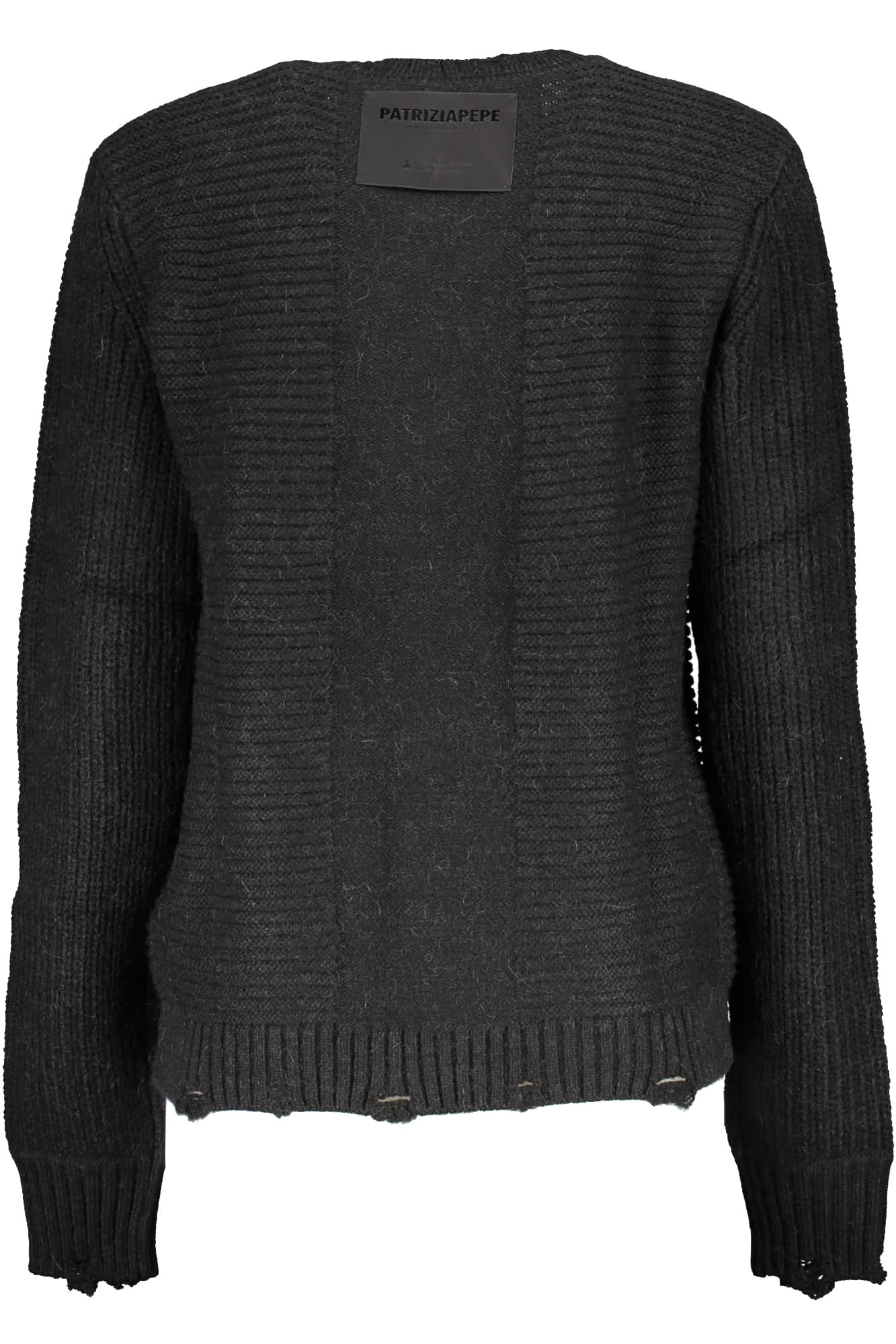 PATRIZIA PEPE DAMES ZWART SWEATER