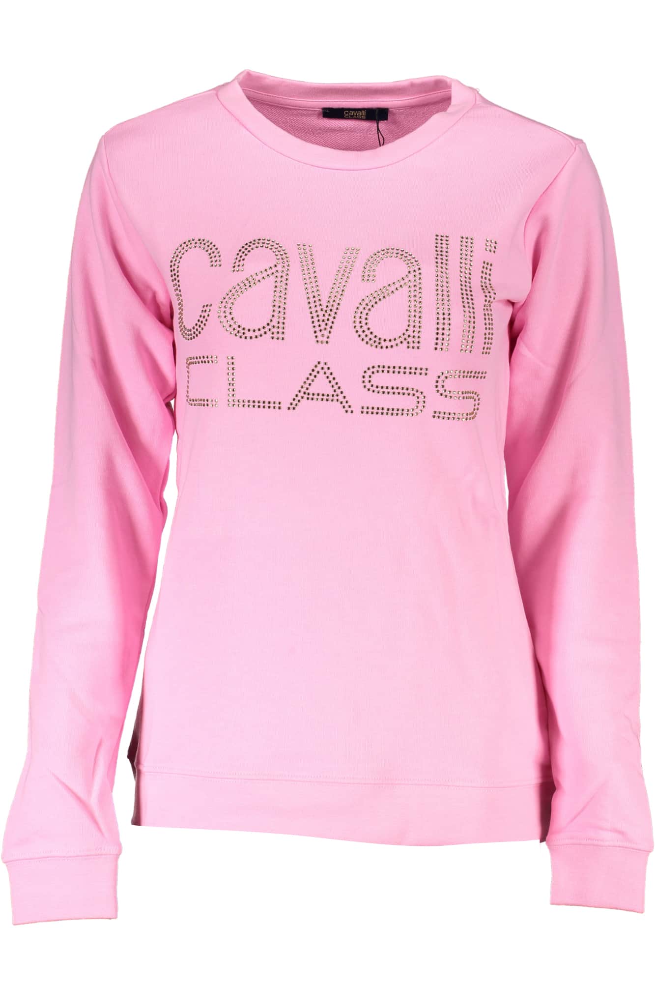 CAVALLI CLASS DAMES ROZE SWEATER ZONDER RITS