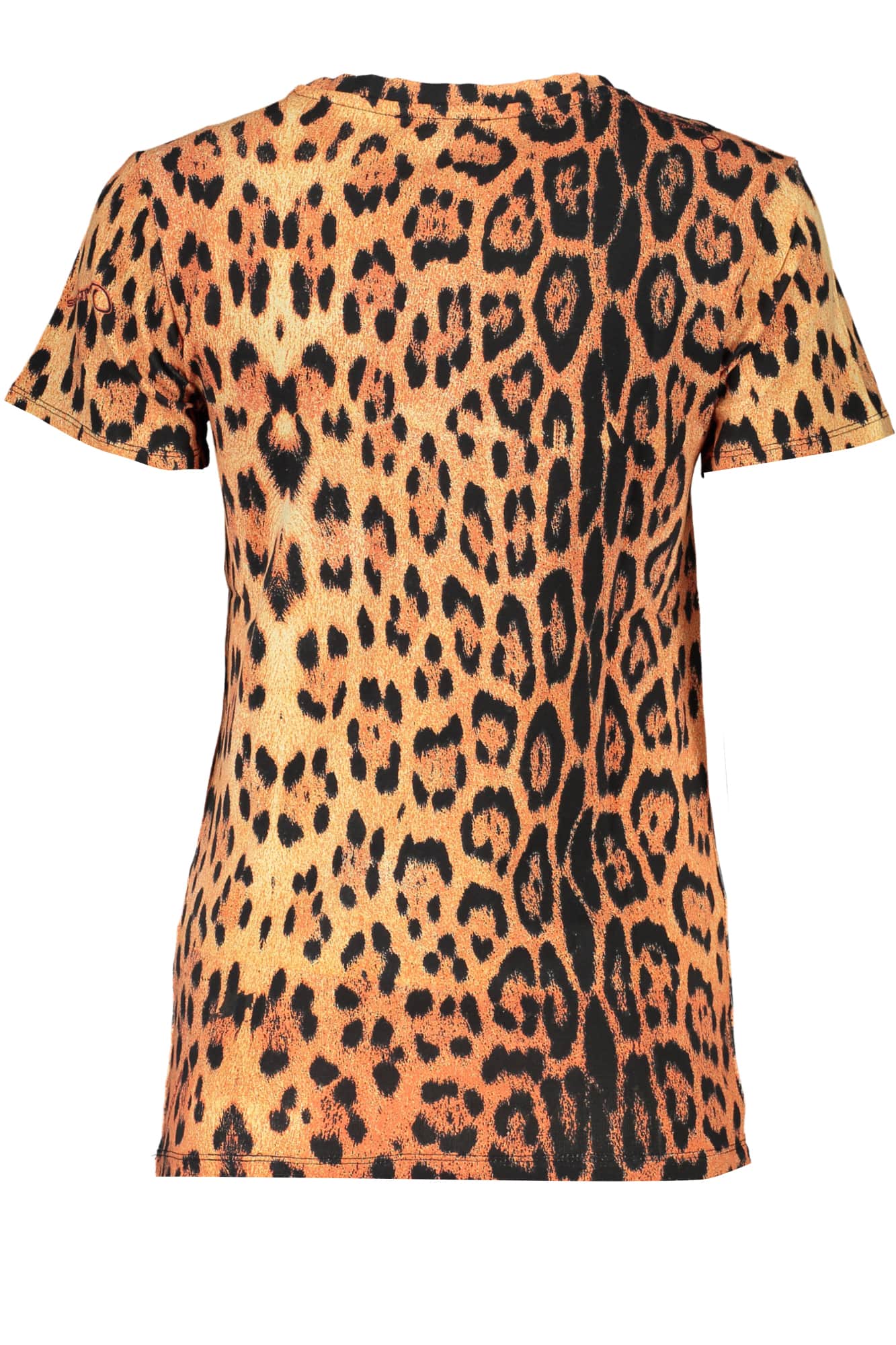 CAVALLI CLASS WOMEN'S SHORT SLEEVE T-SHIRT ORANGE