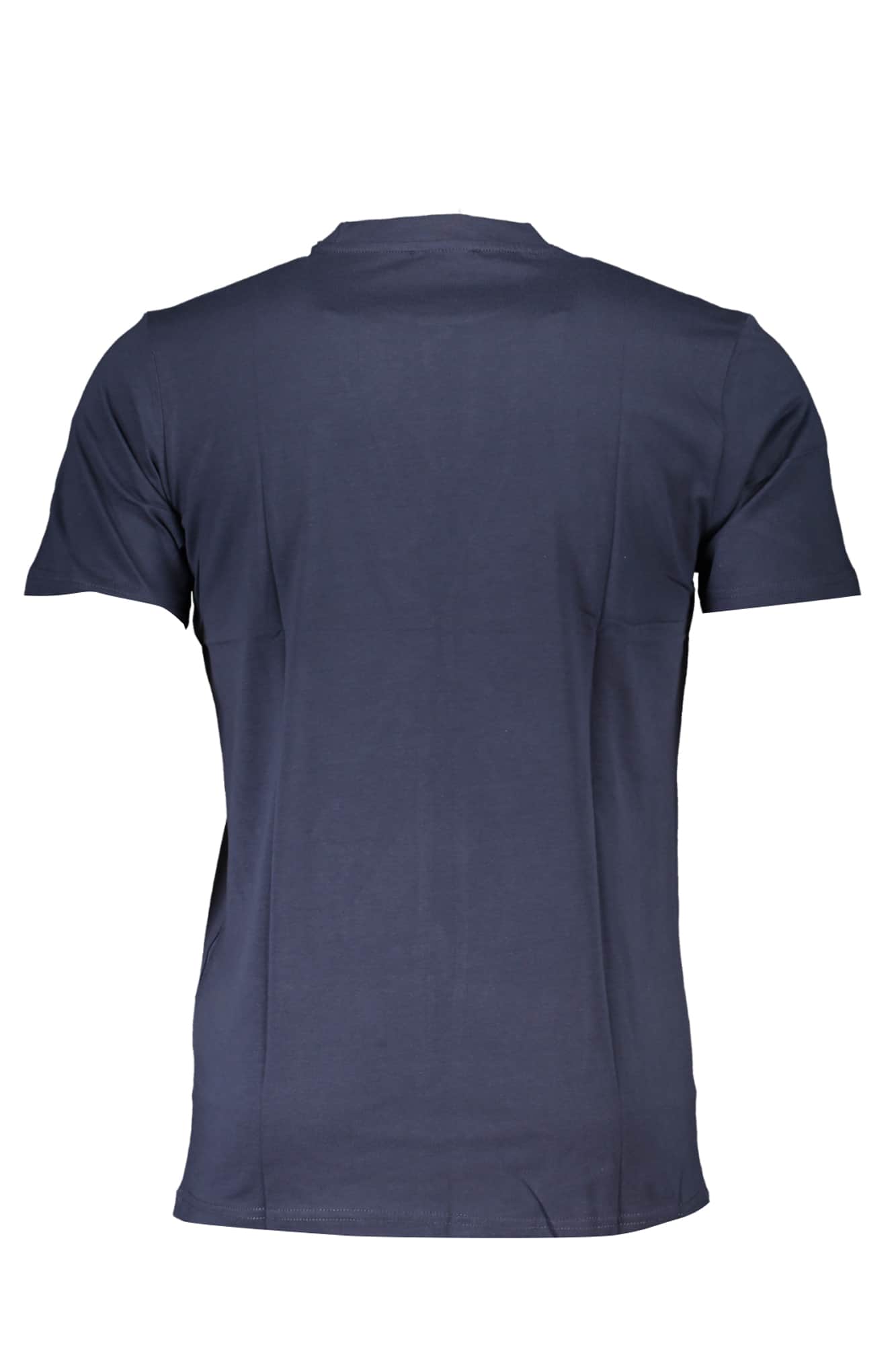 CAVALLI CLASS HEREN KORTE MOUW T-SHIRT BLAUW