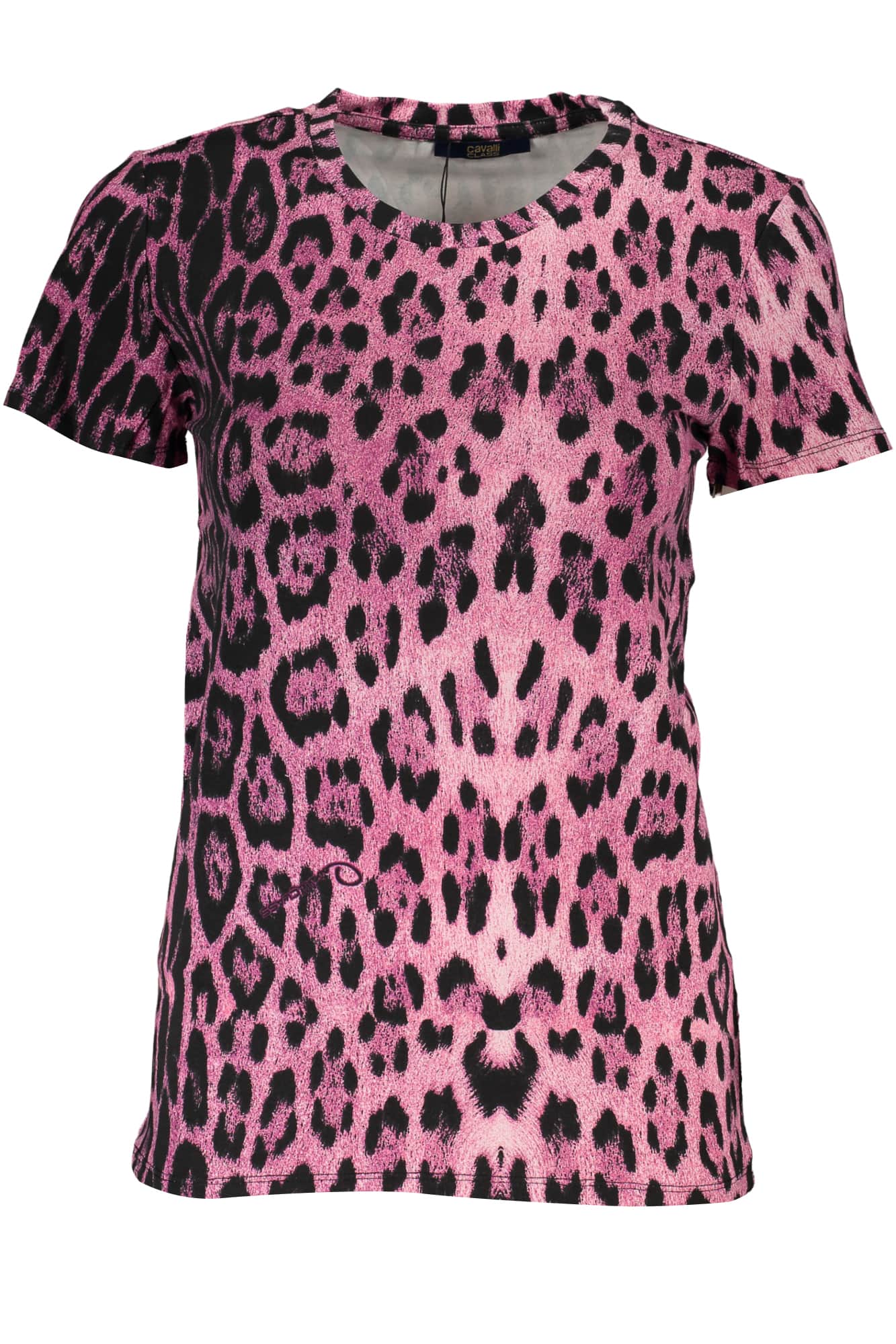 CAVALLI CLASS WOMEN'S SHORT SLEEVE T-SHIRT ORANGE