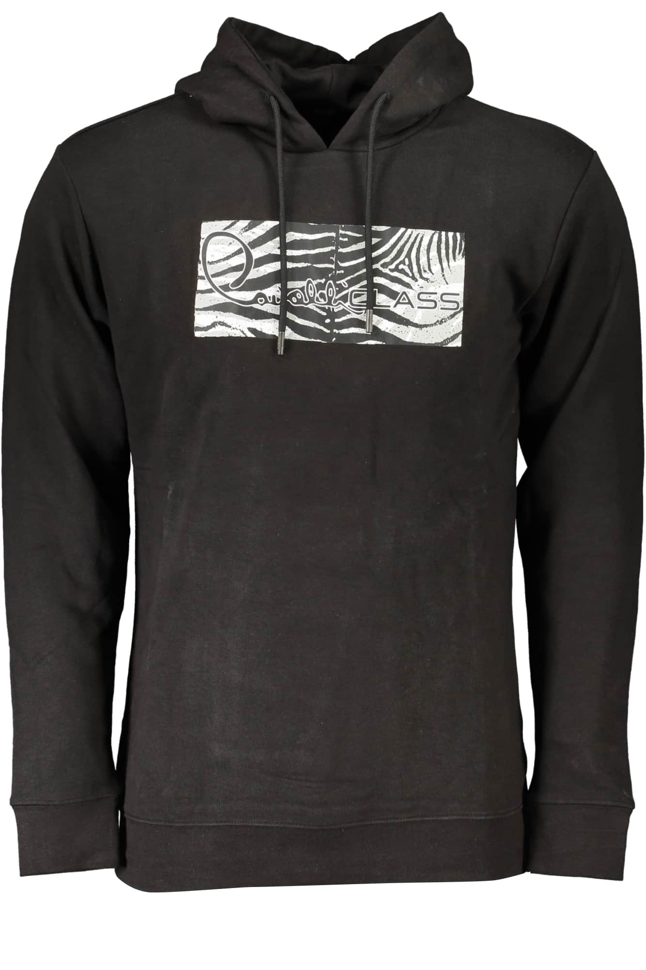 CAVALLI CLASS MEN'S BLUE ZIPLESS SWEATSHIRT