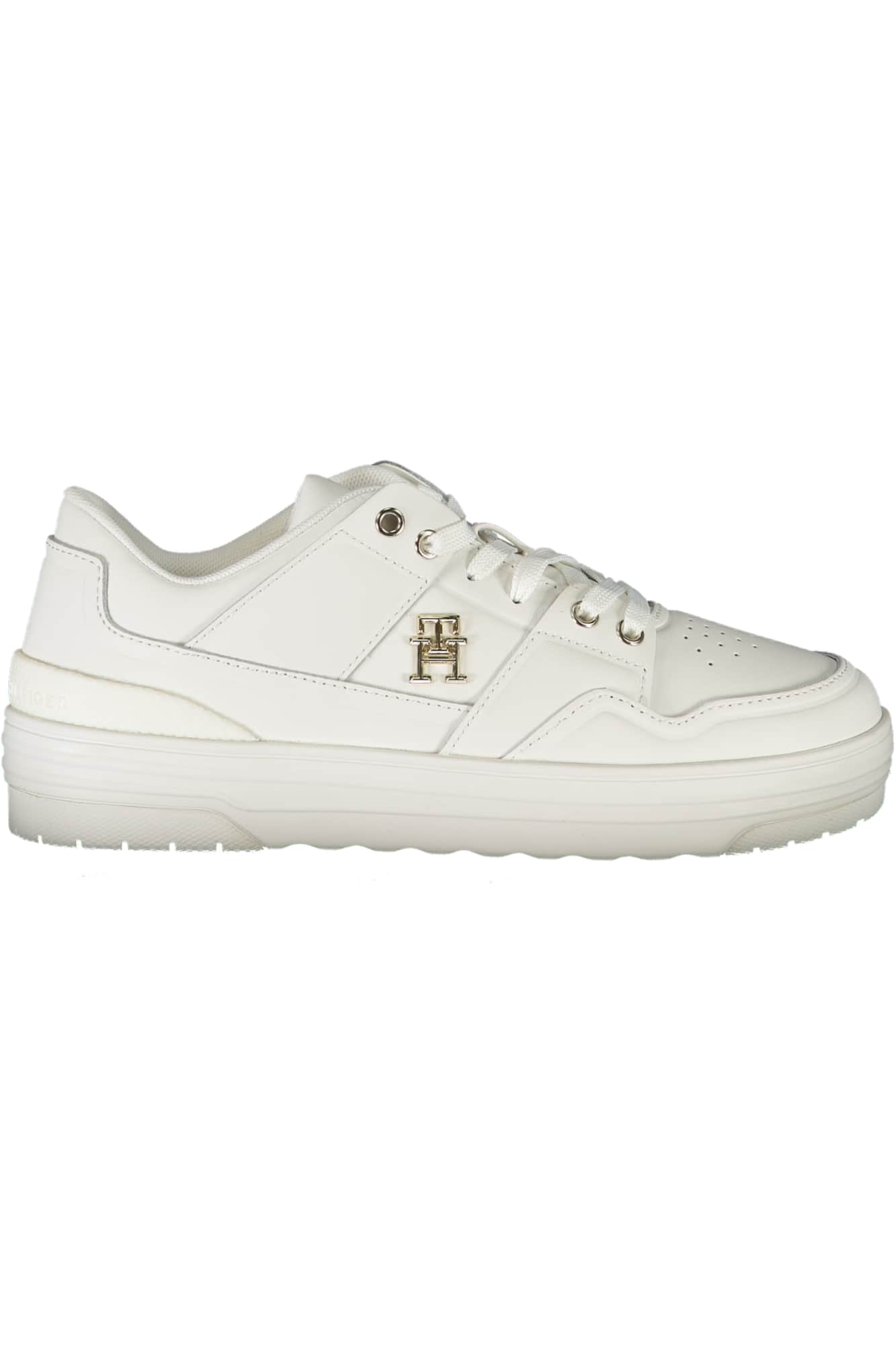 TOMMY HILFIGER WHITE WOMEN'S SPORTS SHOES