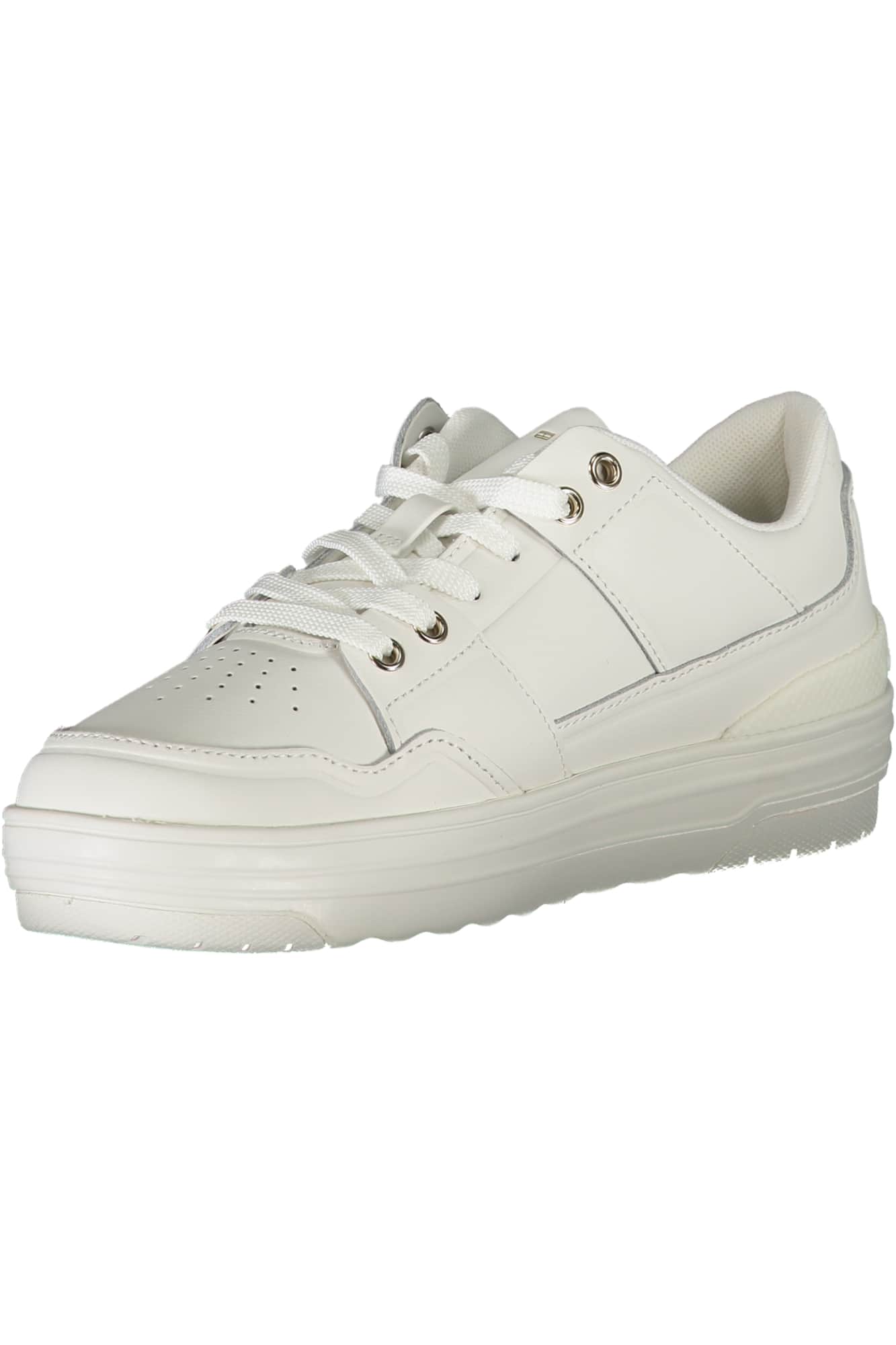 TOMMY HILFIGER WHITE WOMEN'S SPORTS SHOES