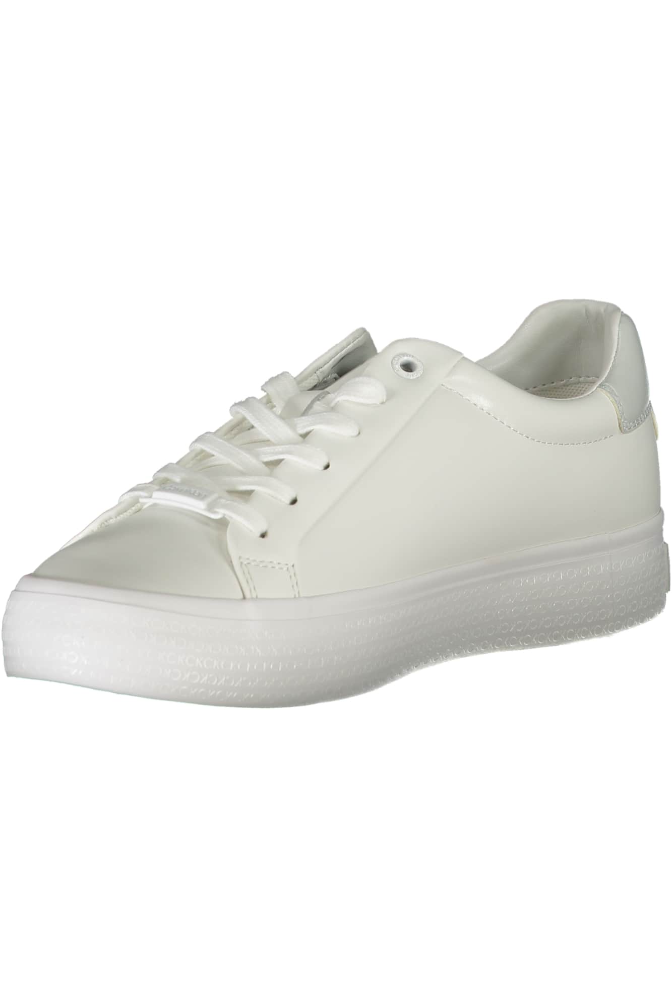 CALVIN KLEIN WHITE WOMEN'S SPORTS SHOES