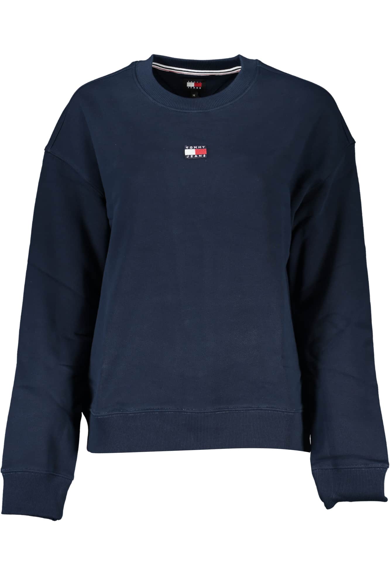 TOMMY HILFIGER MEN'S BLACK ZIPLESS SWEATSHIRT
