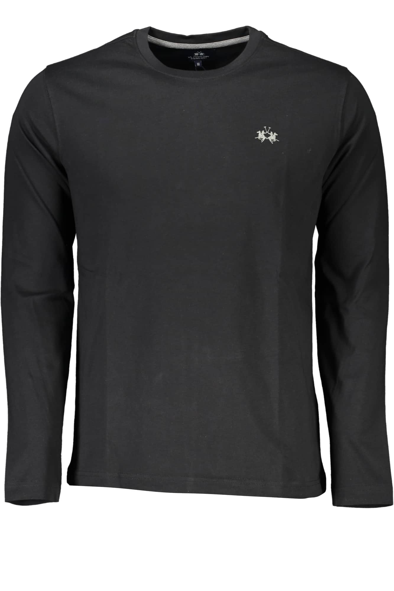 LA MARTINA MEN'S LONG SLEEVE T-SHIRT BLACK