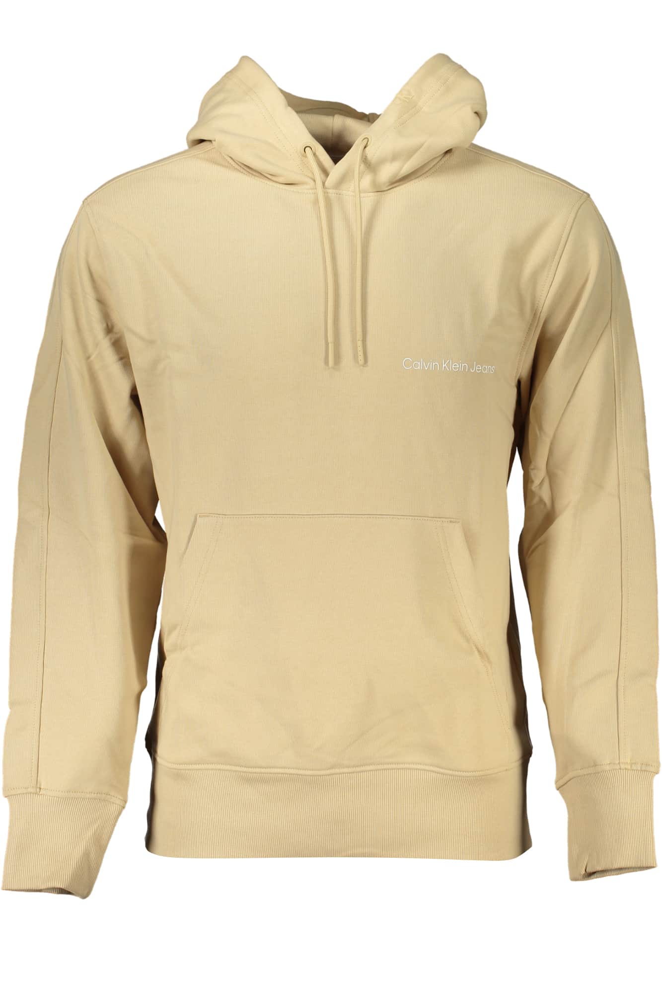 CALVIN KLEIN MEN'S WHITE ZIPLESS SWEATSHIRT