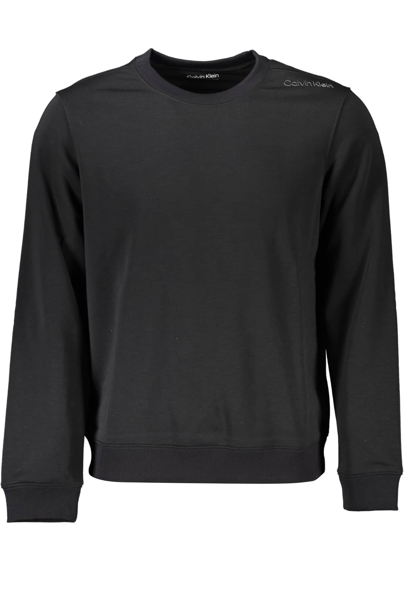 CALVIN KLEIN MEN'S BLACK ZIPLESS SWEATSHIRT