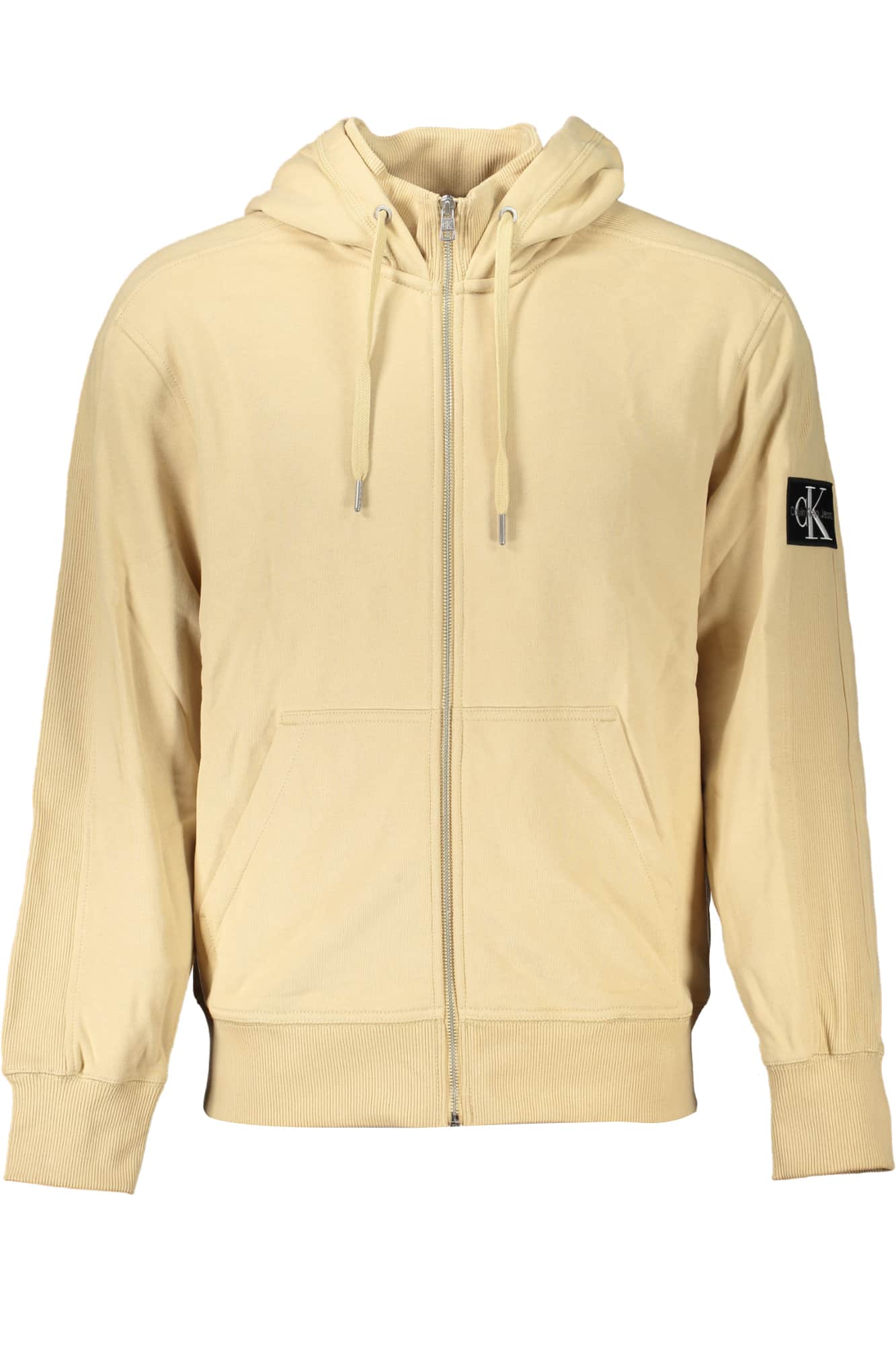 CALVIN KLEIN MEN'S BLACK ZIP SWEATSHIRT
