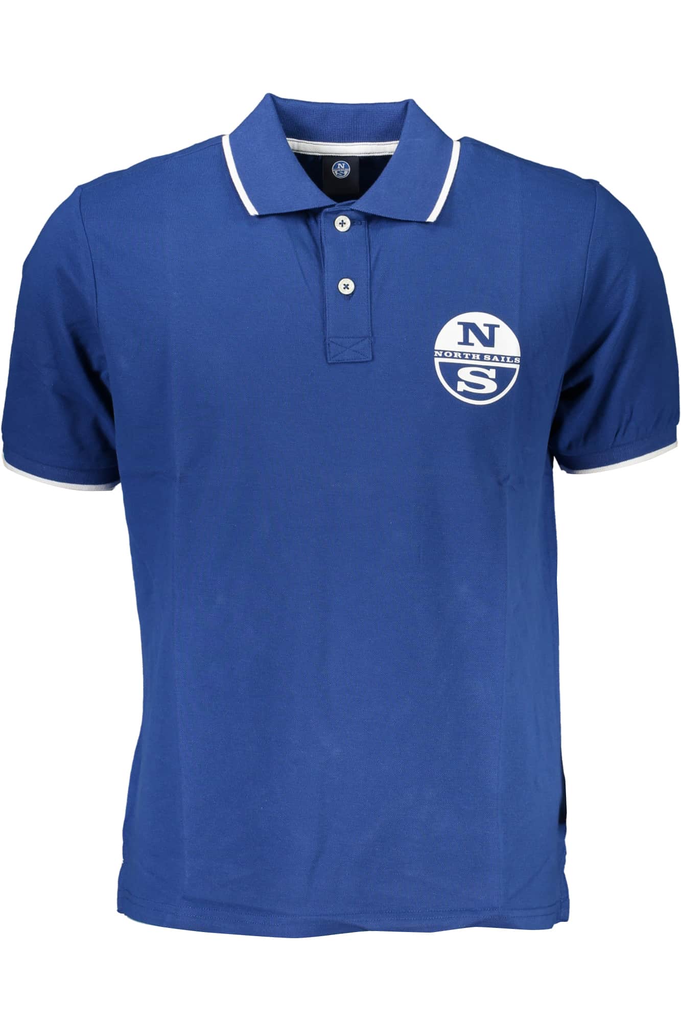 NORTH SAILS MEN'S WHITE SHORT SLEEVED POLO SHIRT
