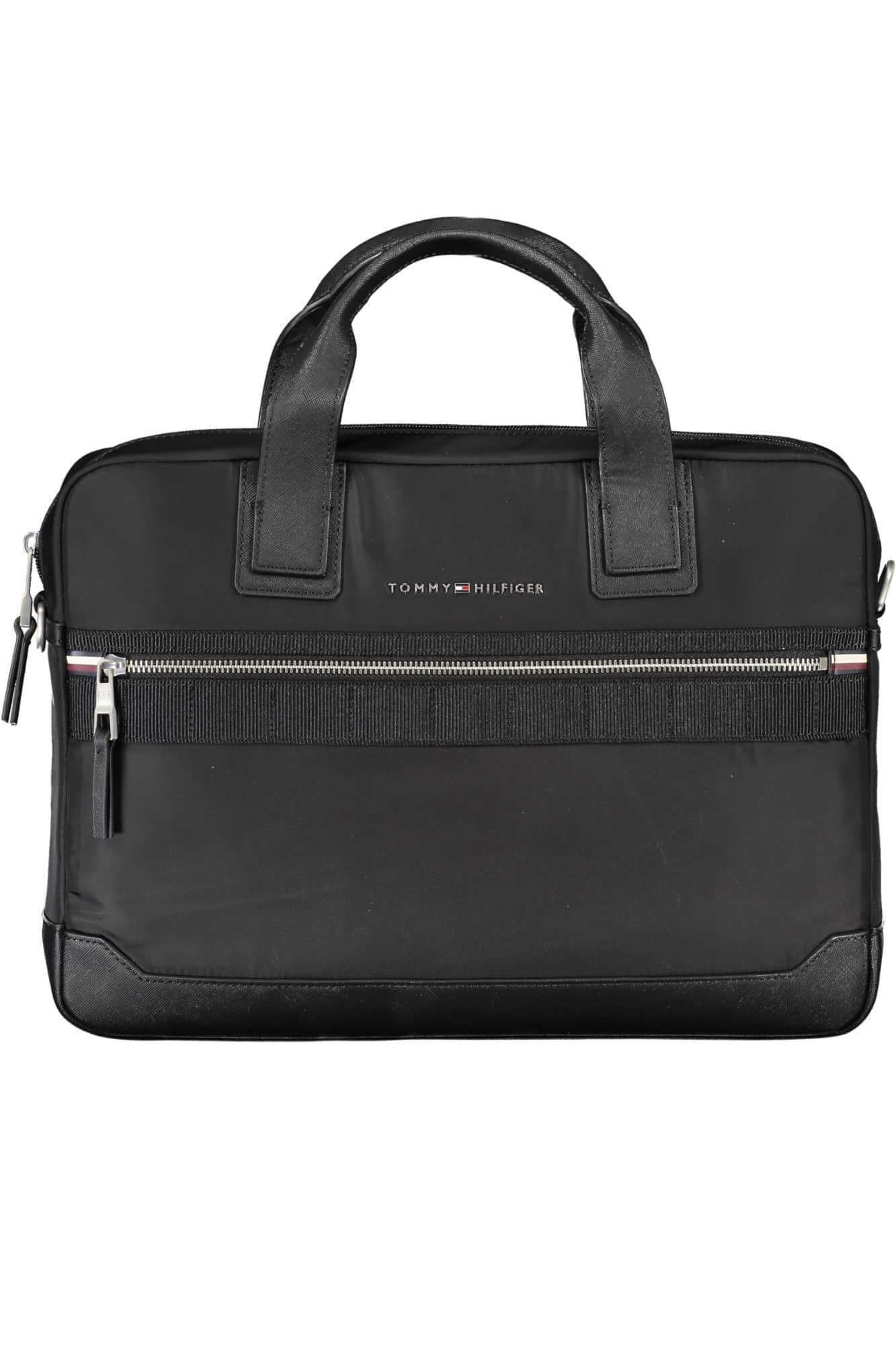TOMMY HILFIGER BLACK MAN BRIEFCASE