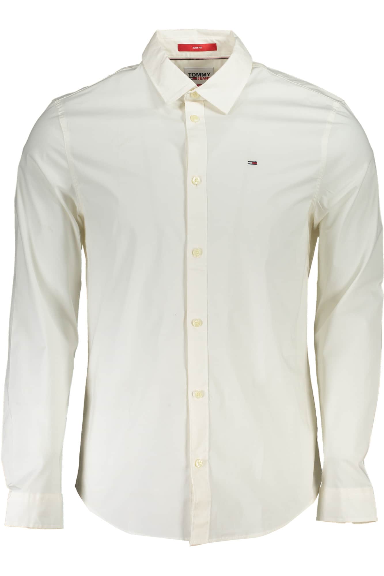 TOMMY HILFIGER MEN'S WHITE LONG SLEEVE SHIRT