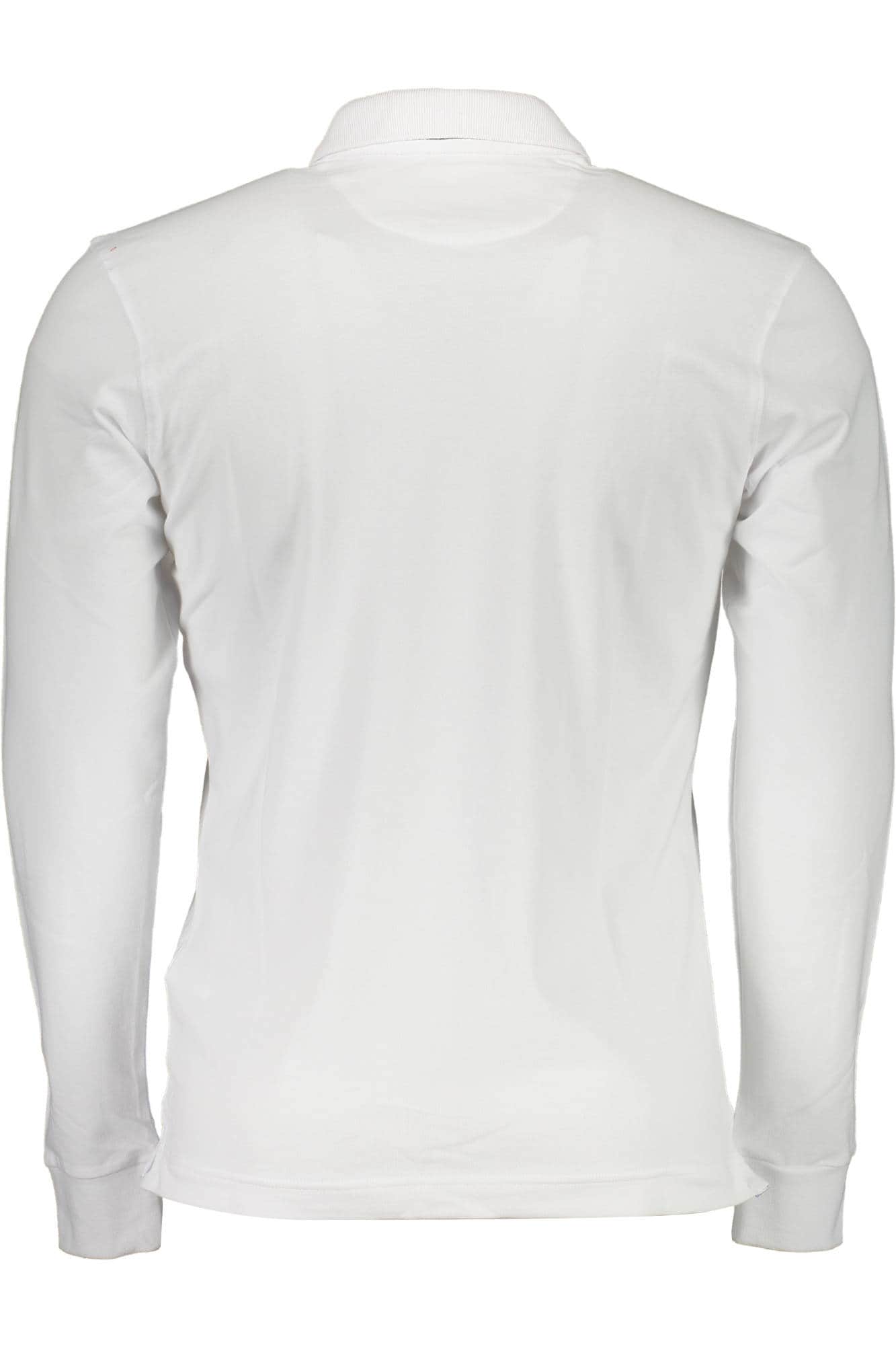 LA MARTINA MEN'S WHITE LONG SLEEVE POLO SHIRT