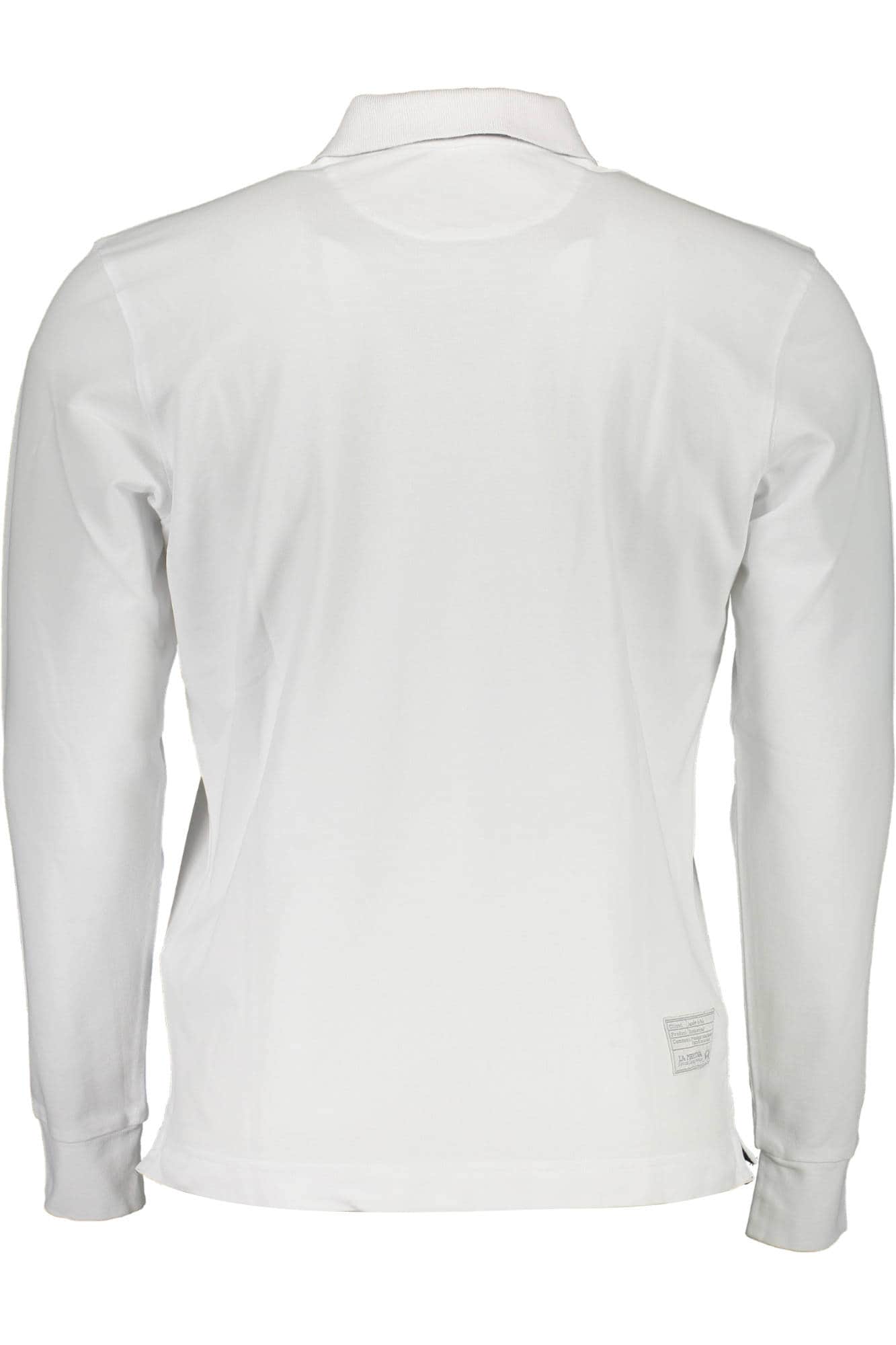 LA MARTINA MEN'S WHITE LONG SLEEVE POLO SHIRT