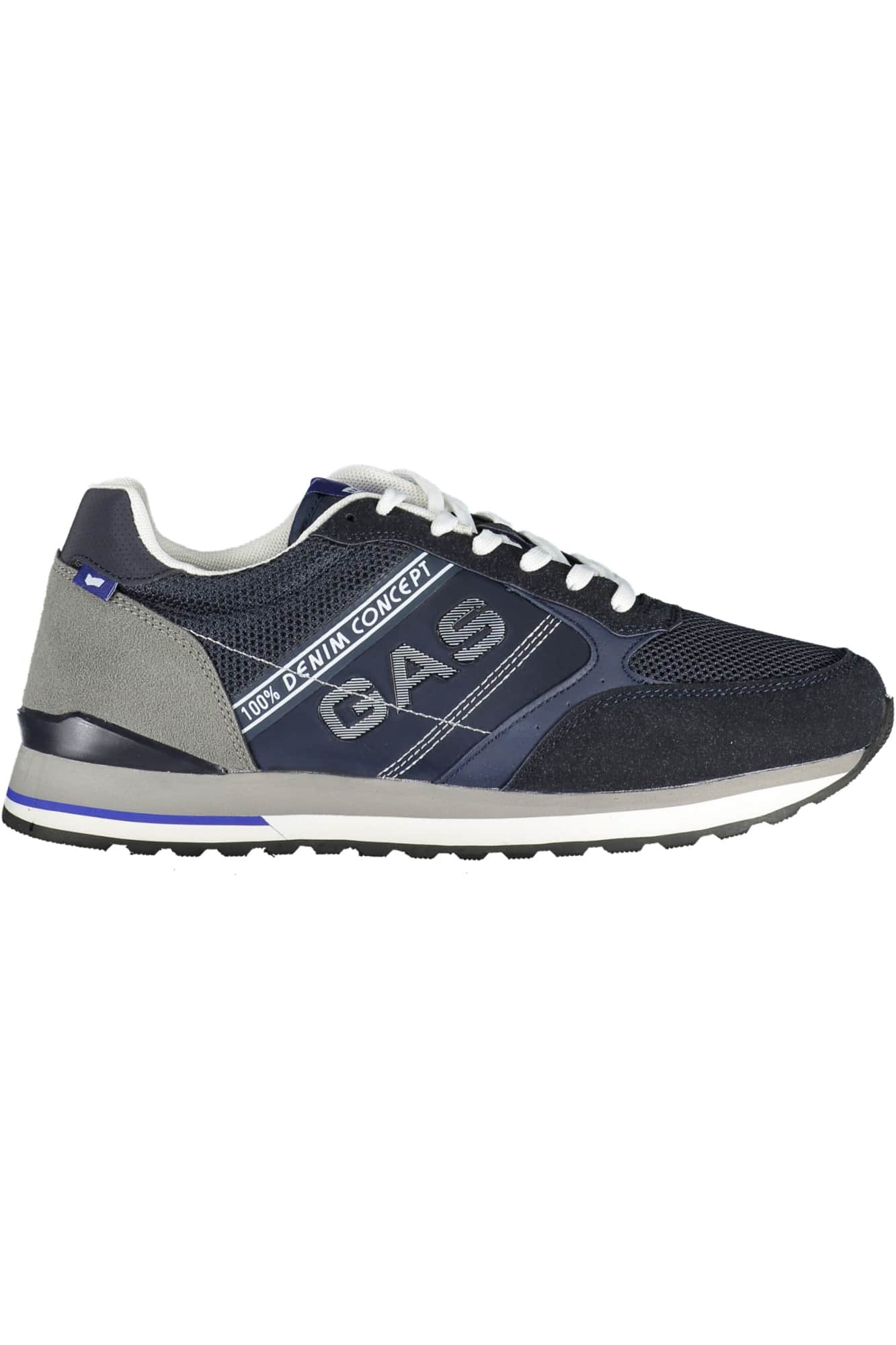 Gas blauw heren sportschoenen