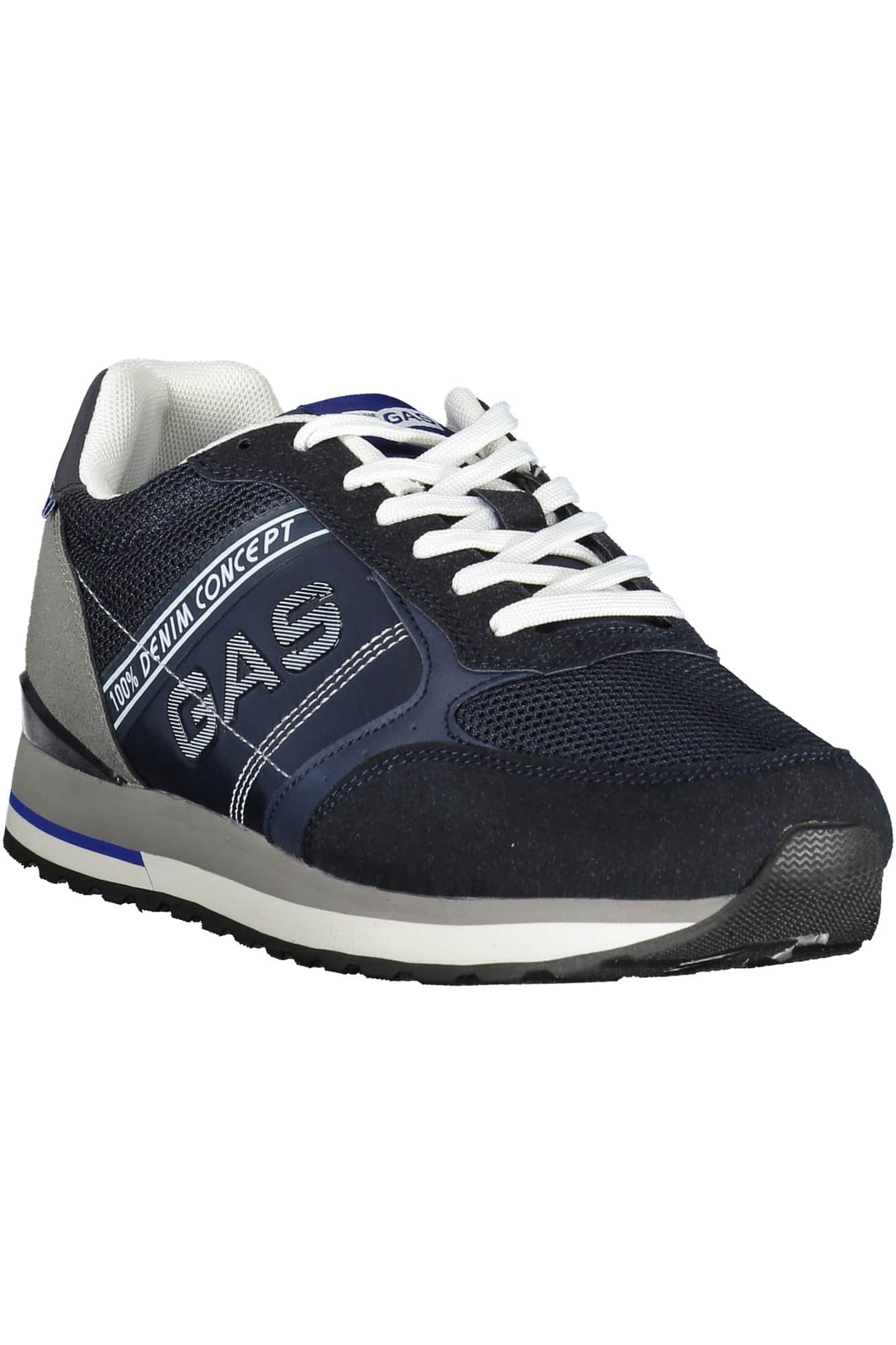 Gas blauw heren sportschoenen