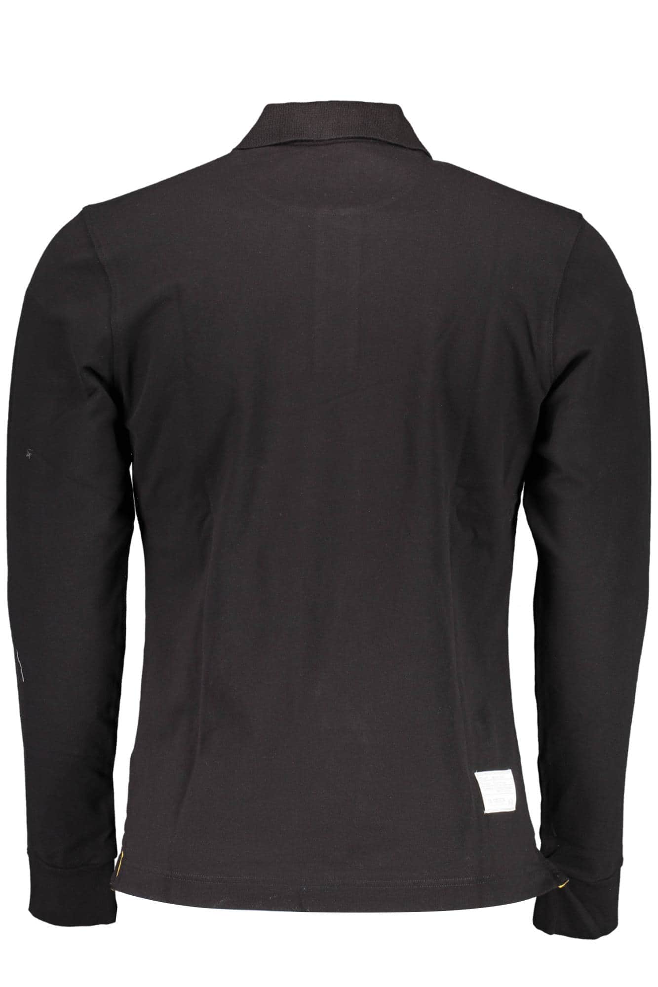 LA MARTINA MEN'S BLACK LONG SLEEVE POLO SHIRT