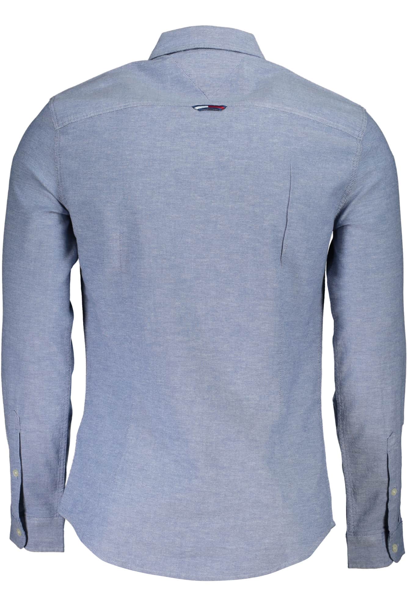 TOMMY HILFIGER HEREN LANGE MOUW SHIRT BLAUW