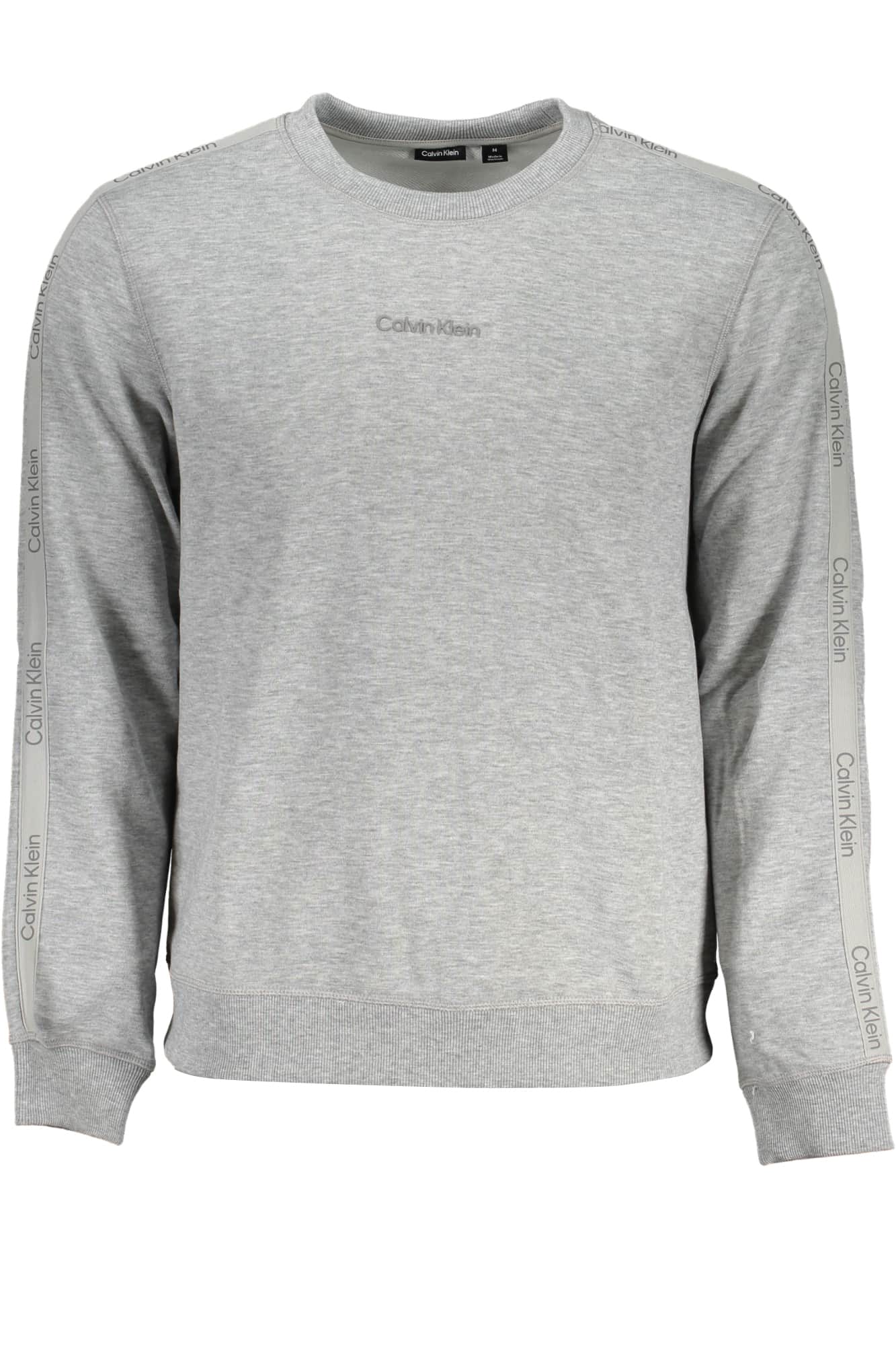 CALVIN KLEIN MEN'S GRAY ZIPLESS SWEATSHIRT