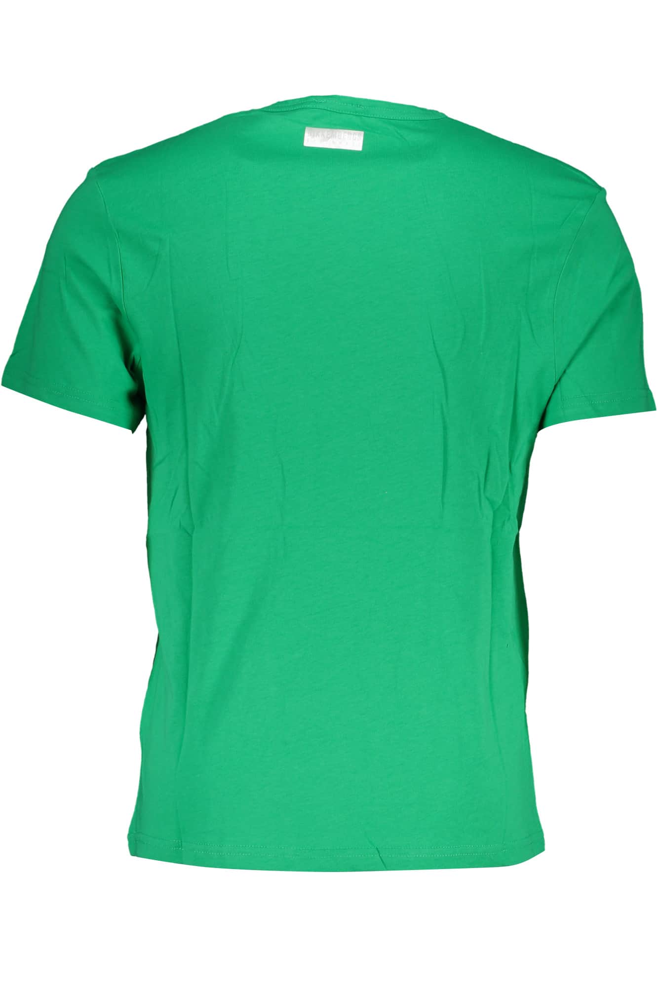BIKKEMBERGS GREEN MEN'S SHORT SLEEVE T-SHIRT