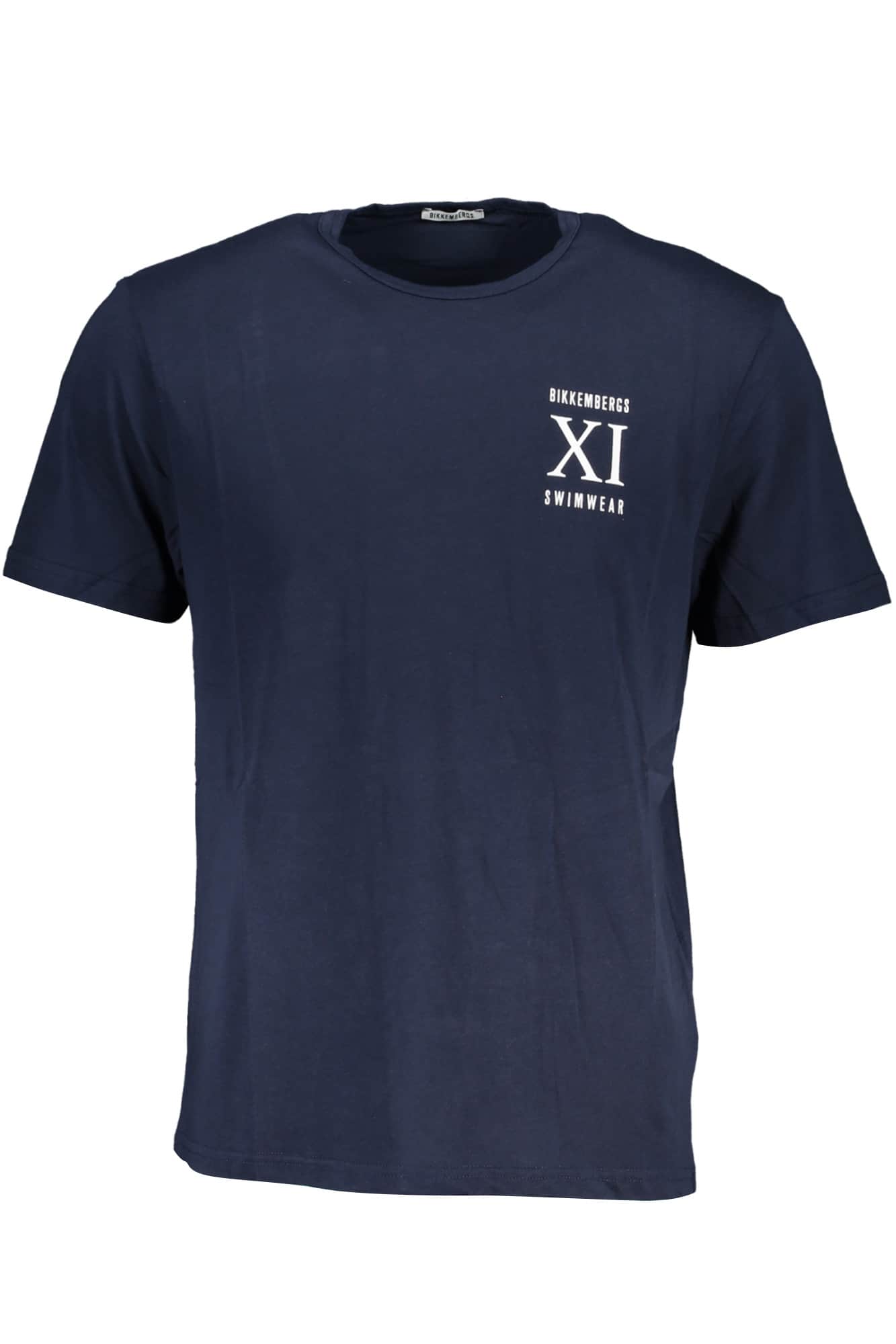 BIKKEMBERGS MEN'S RED SHORT SLEEVE T-SHIRT