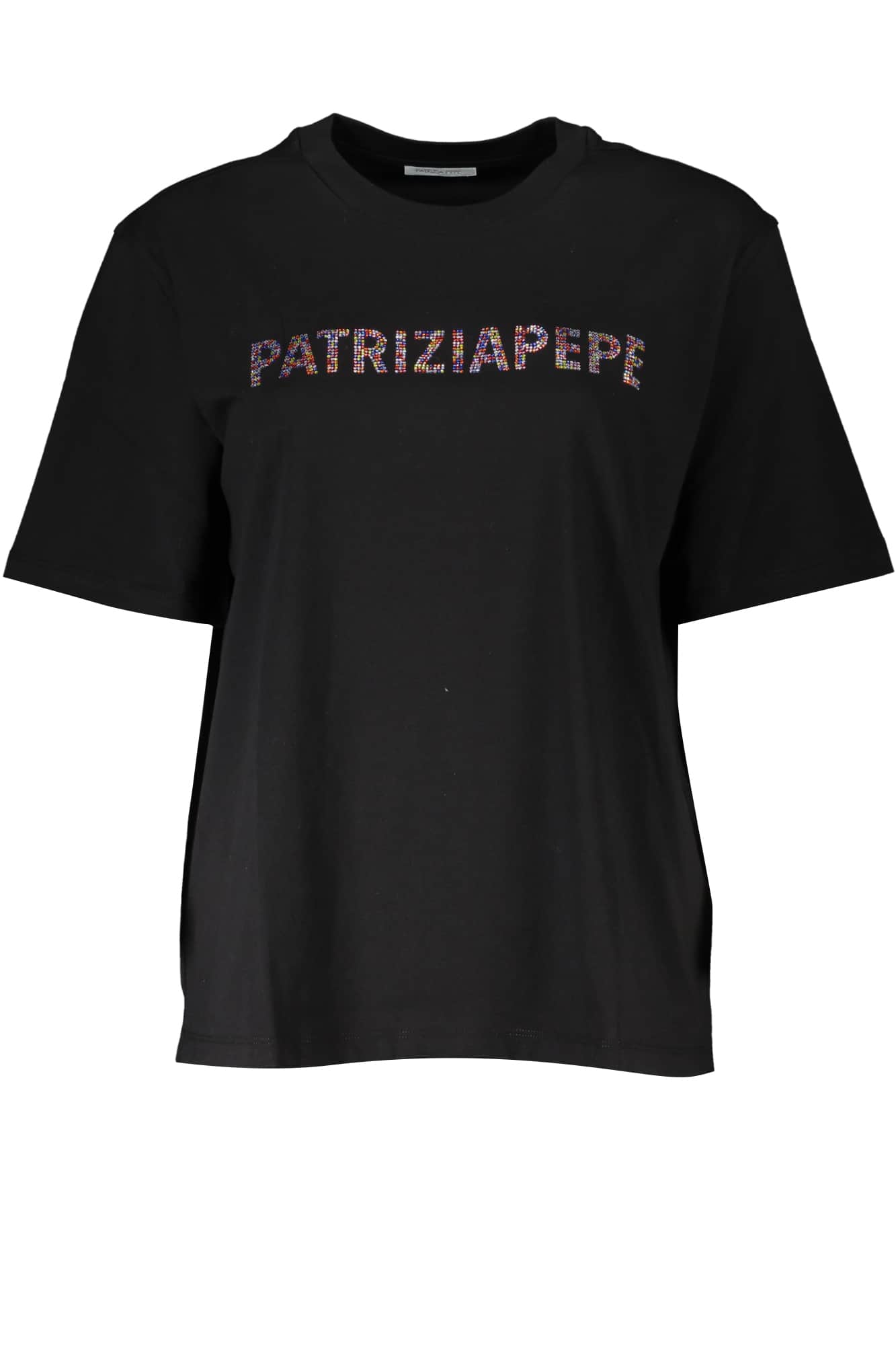PATRIZIA PEPE DAMES KORTE MOUW T-SHIRT WIT